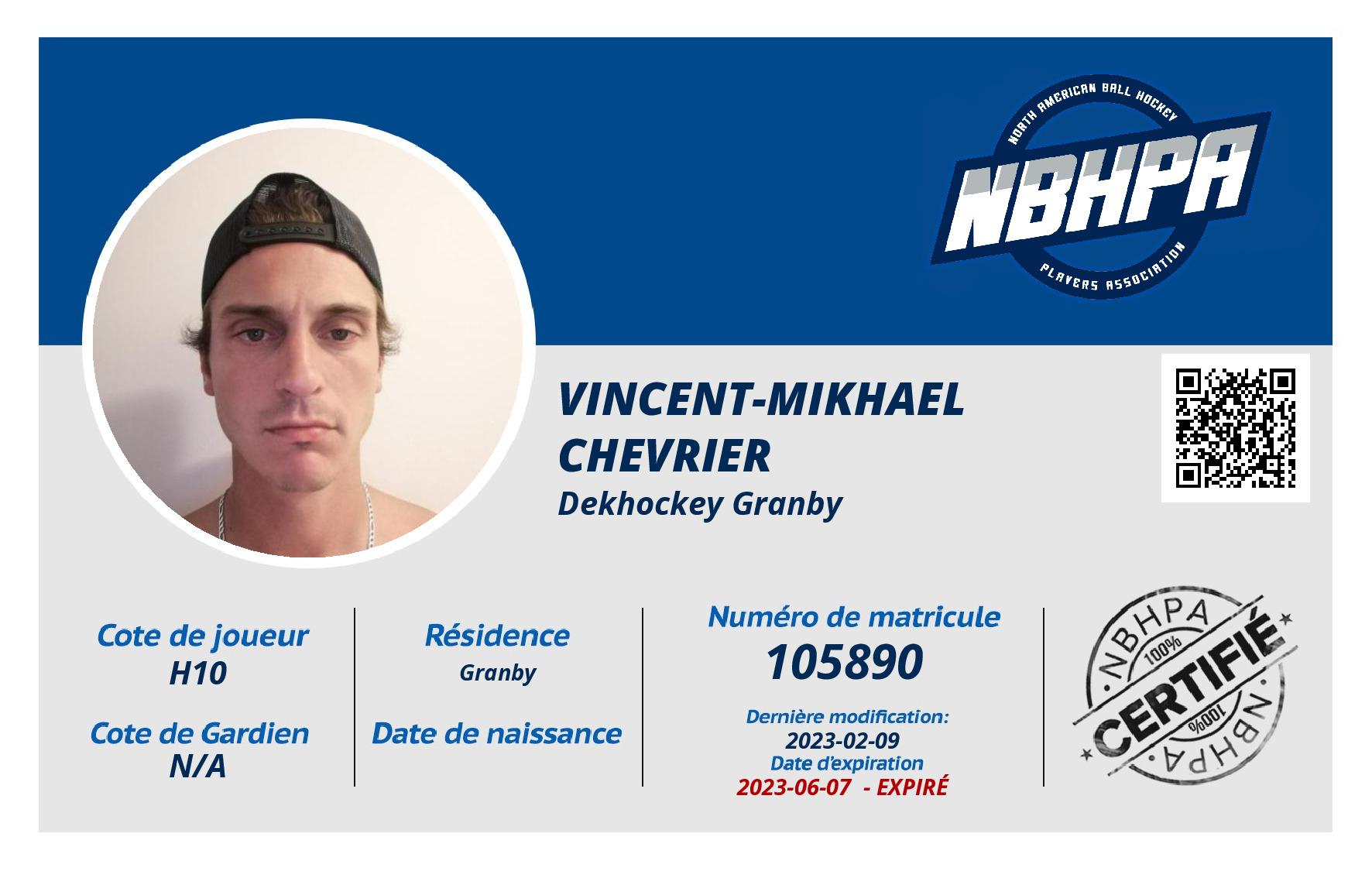 Vincent-Mikhael Chevrier