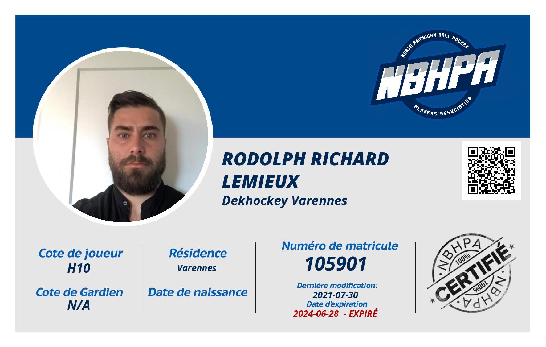 Rodolph Richard lemieux