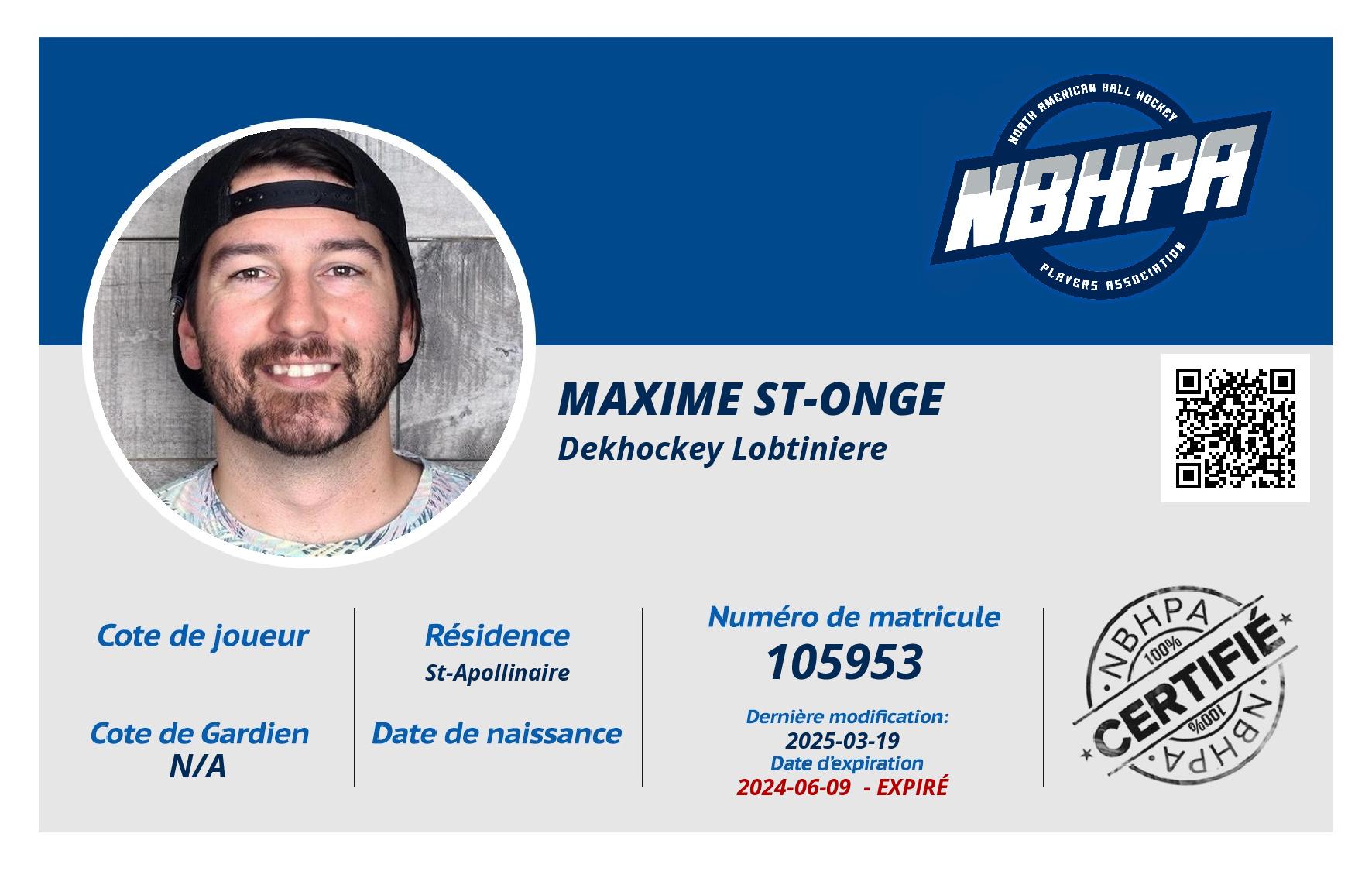 Maxime st-onge