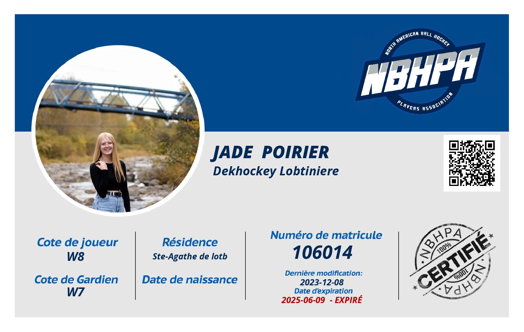 Jade  Poirier