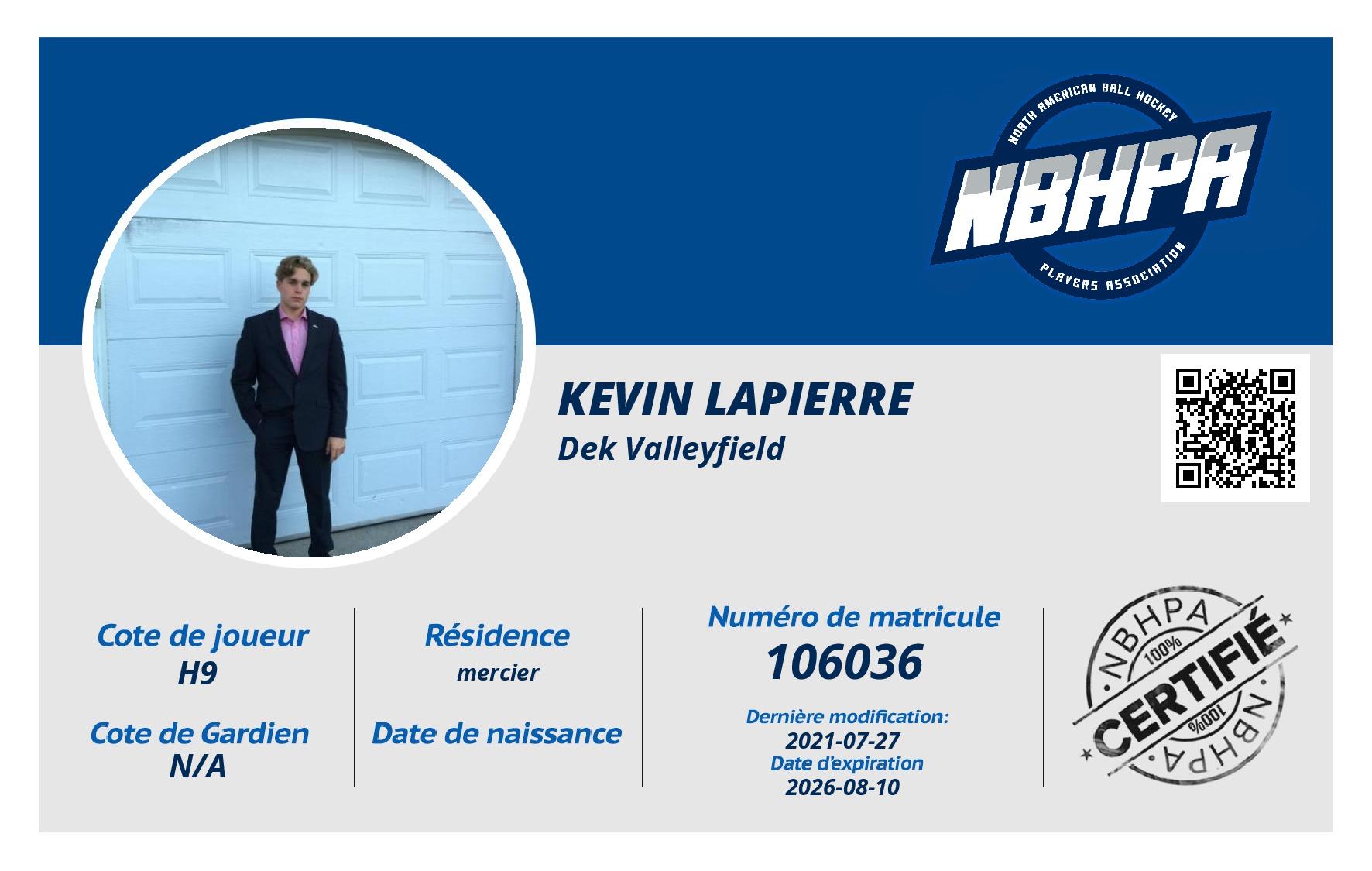 Kevin Lapierre