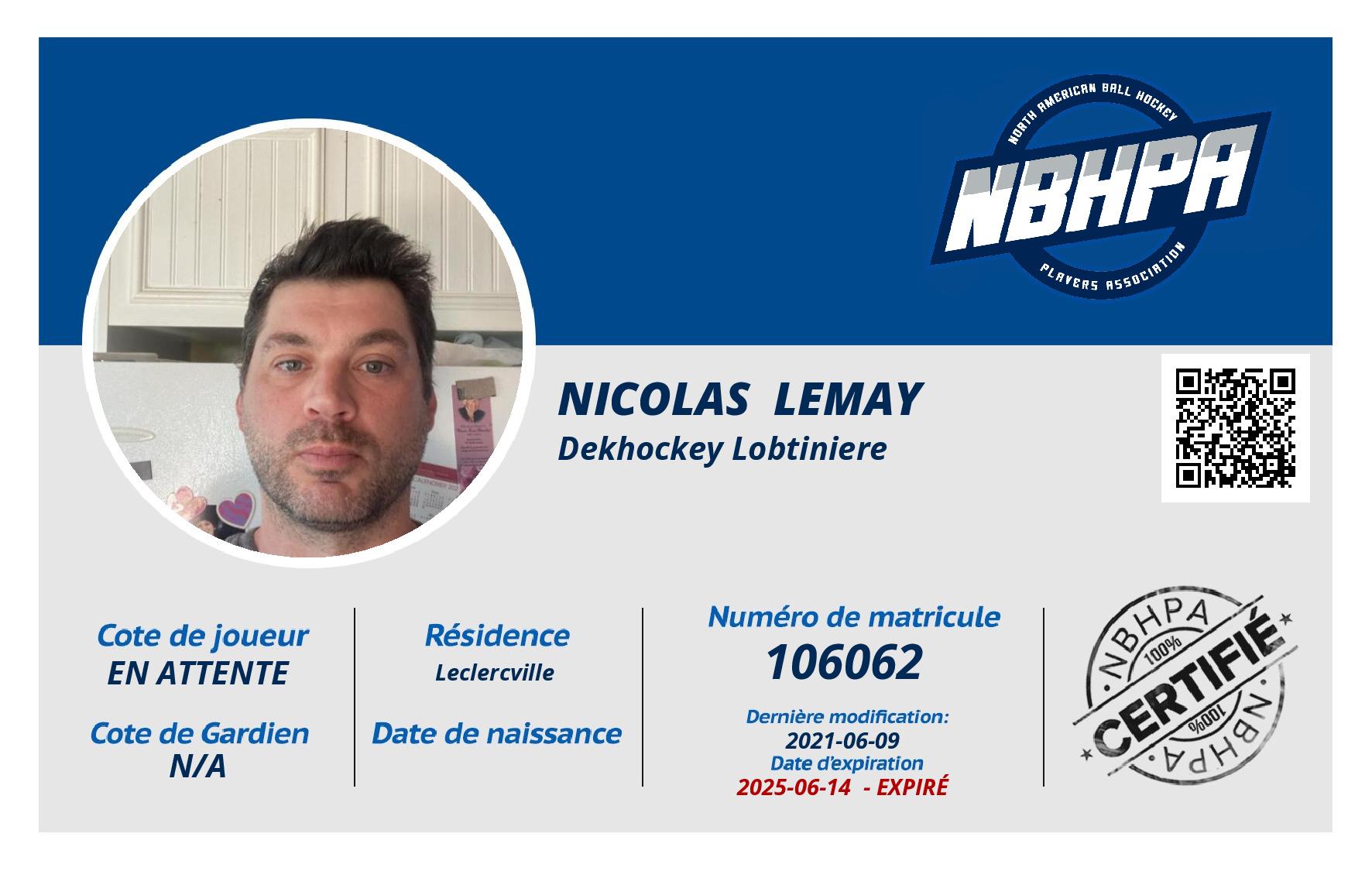 Nicolas  Lemay