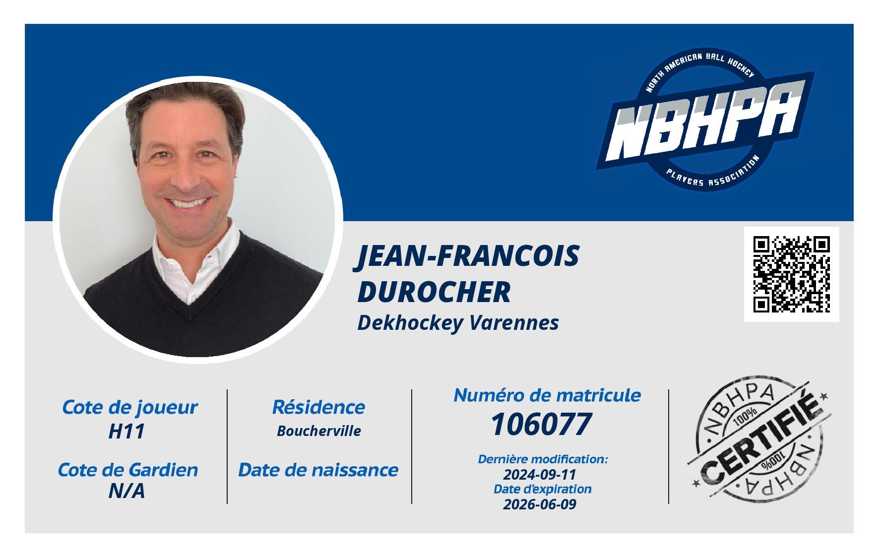 Jean-Francois Durocher