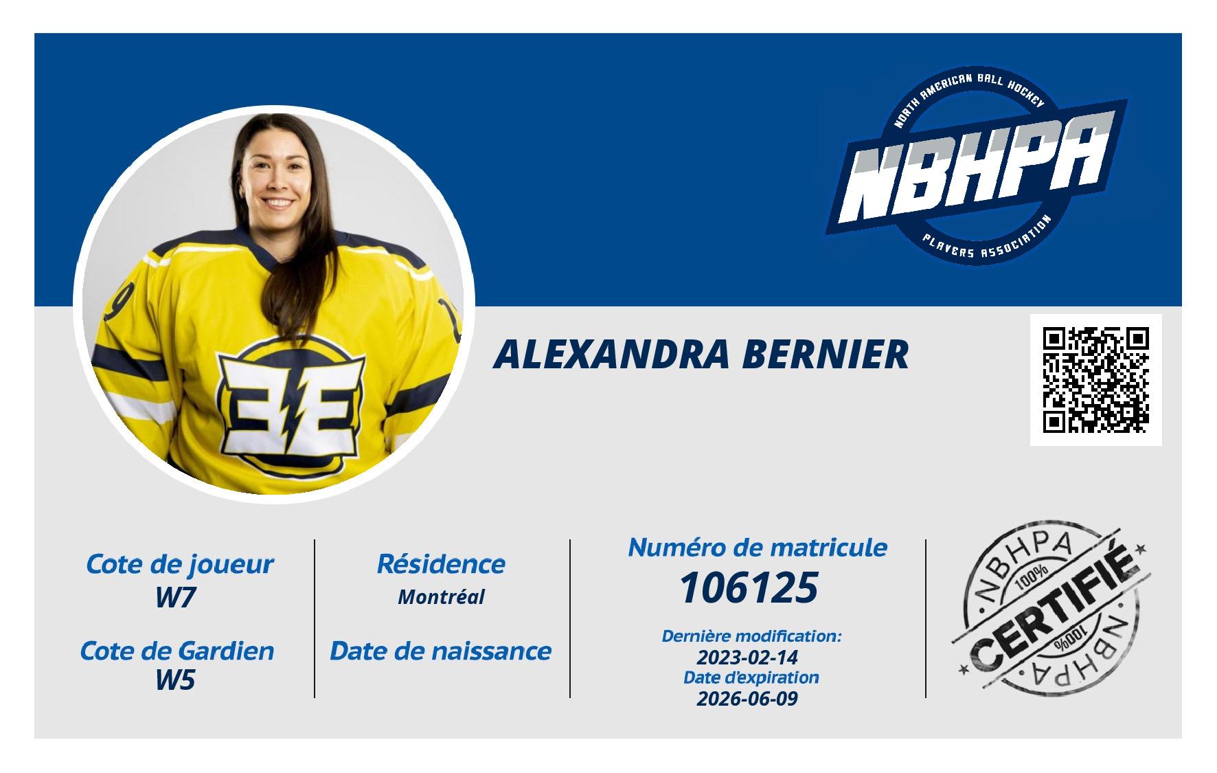 Alexandra Bernier