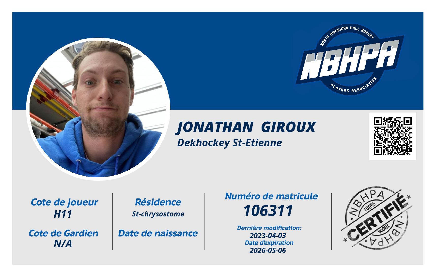 Jonathan  Giroux
