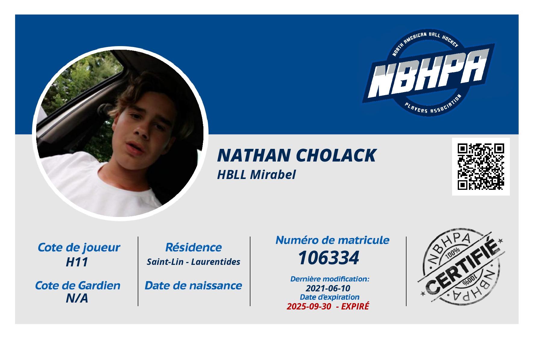 Nathan Cholack