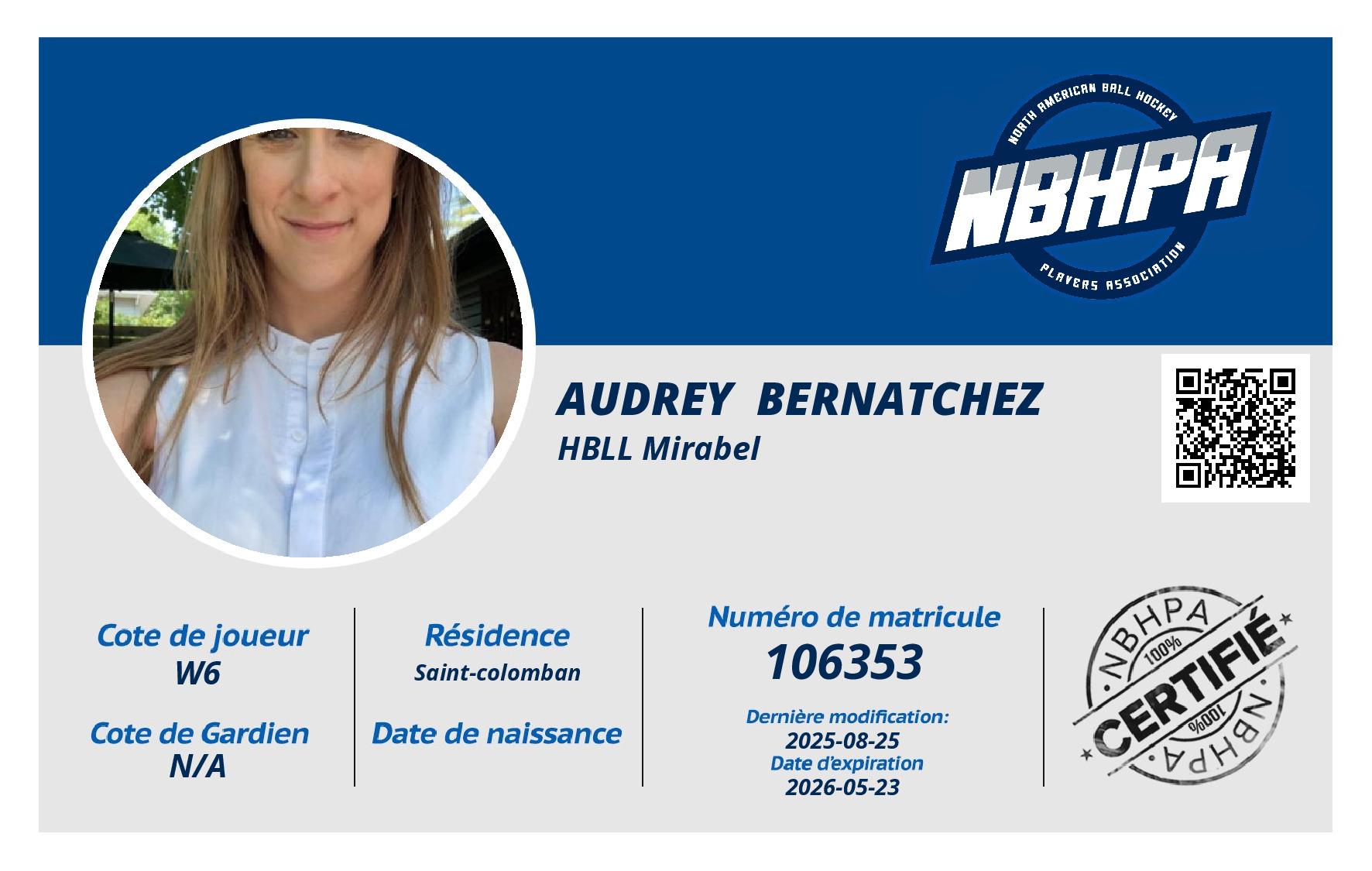 Audrey  Bernatchez 