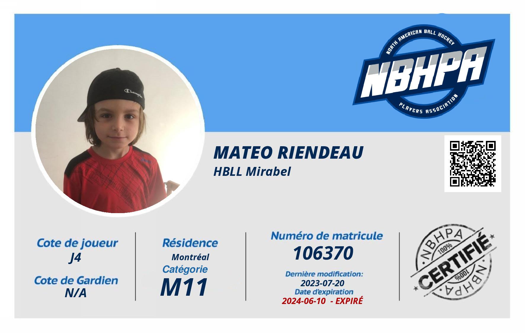Mateo Riendeau