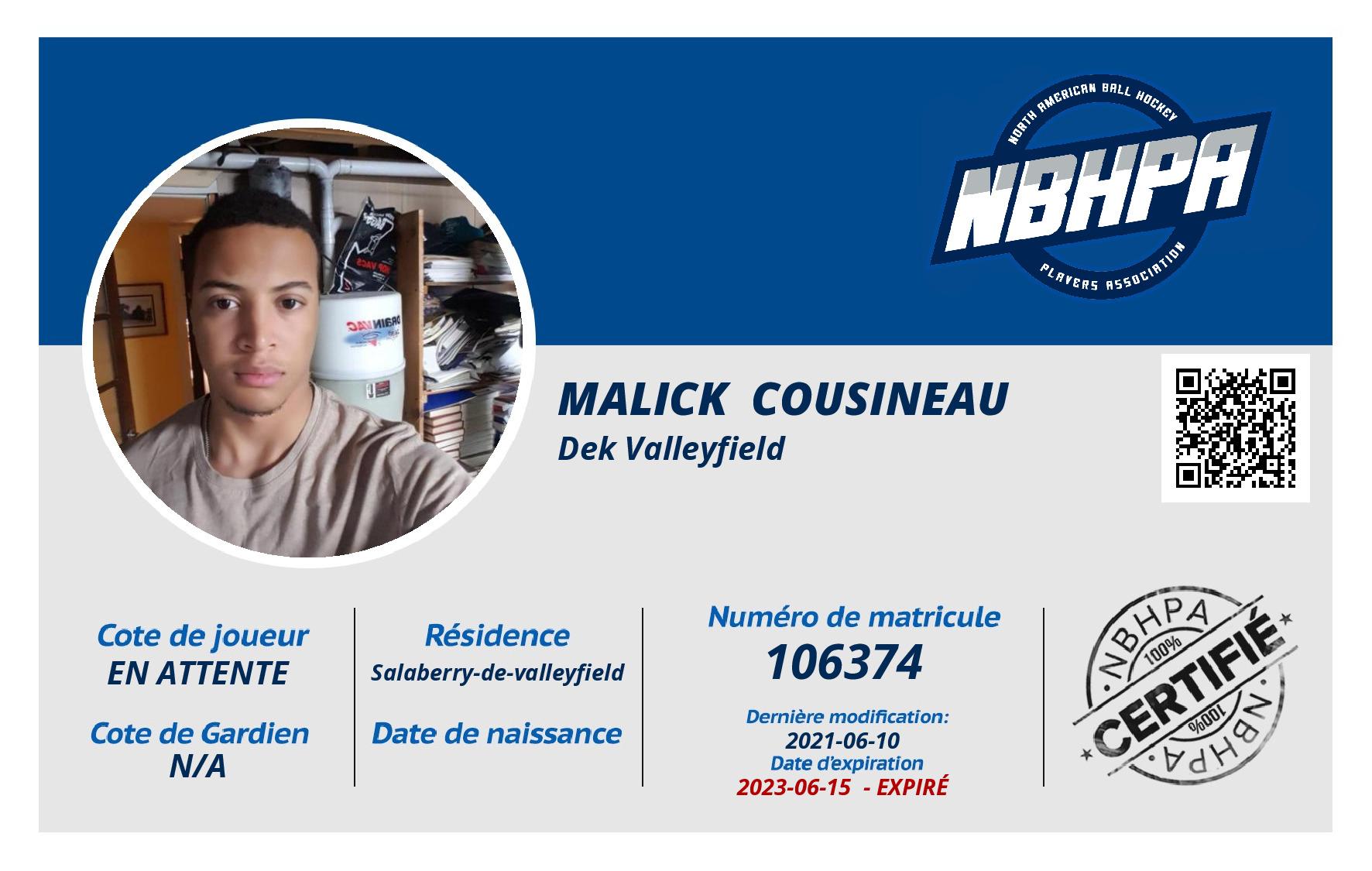 Malick  Cousineau