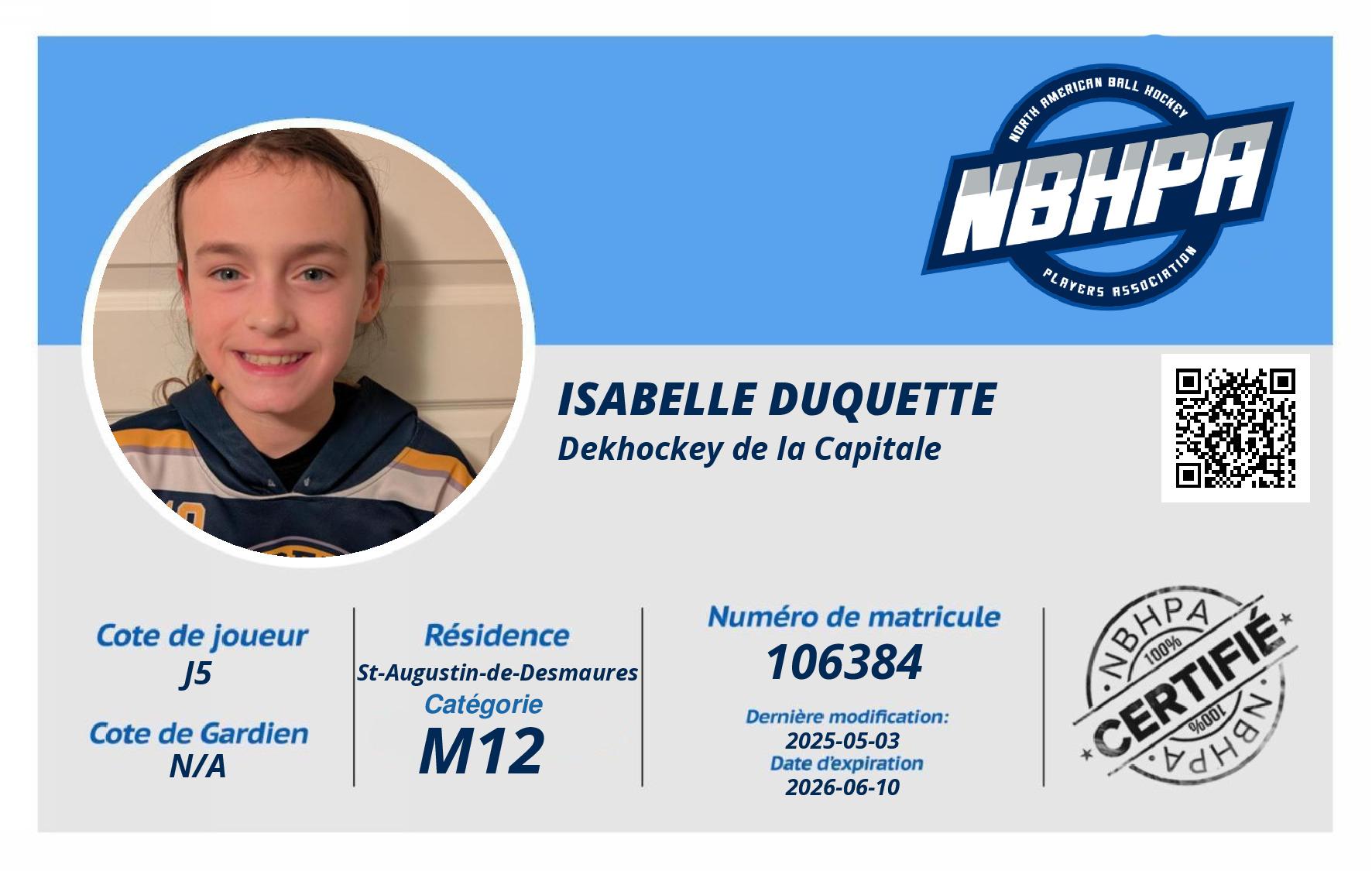 Isabelle Duquette