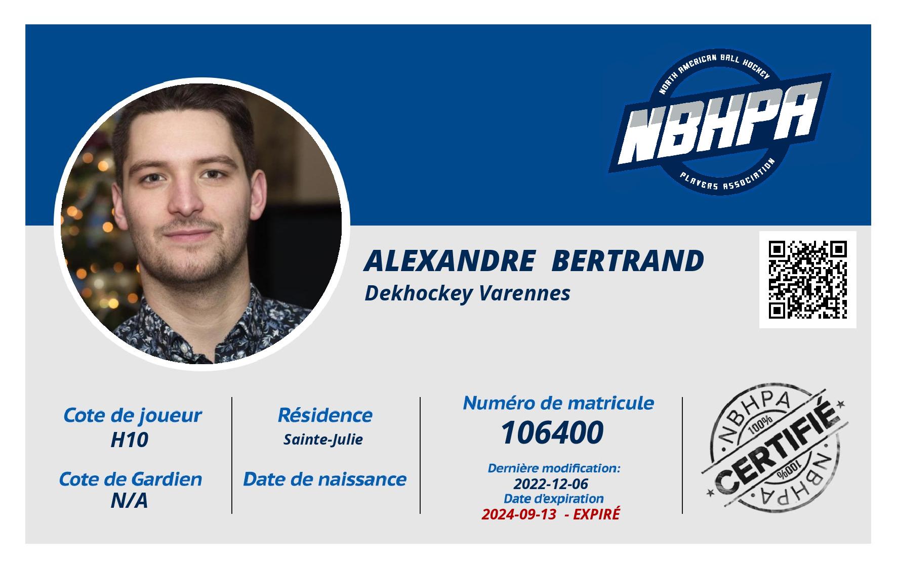 Alexandre  Bertrand