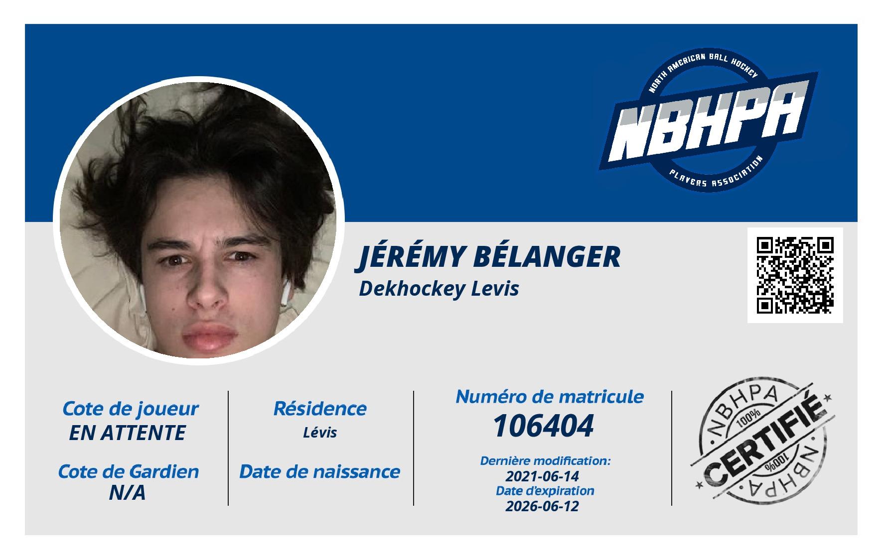 Jérémy Bélanger