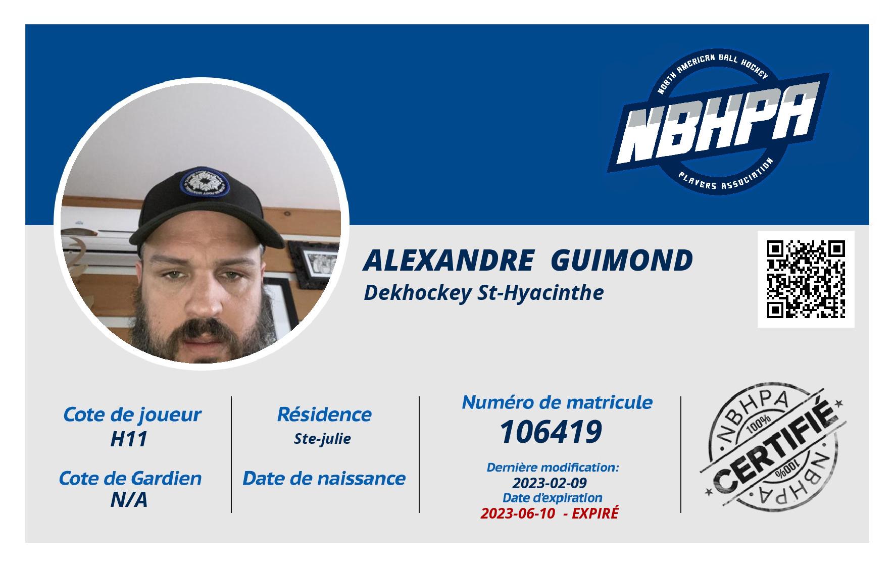 Alexandre  Guimond 