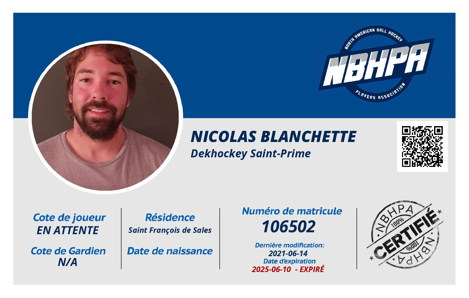 Nicolas Blanchette