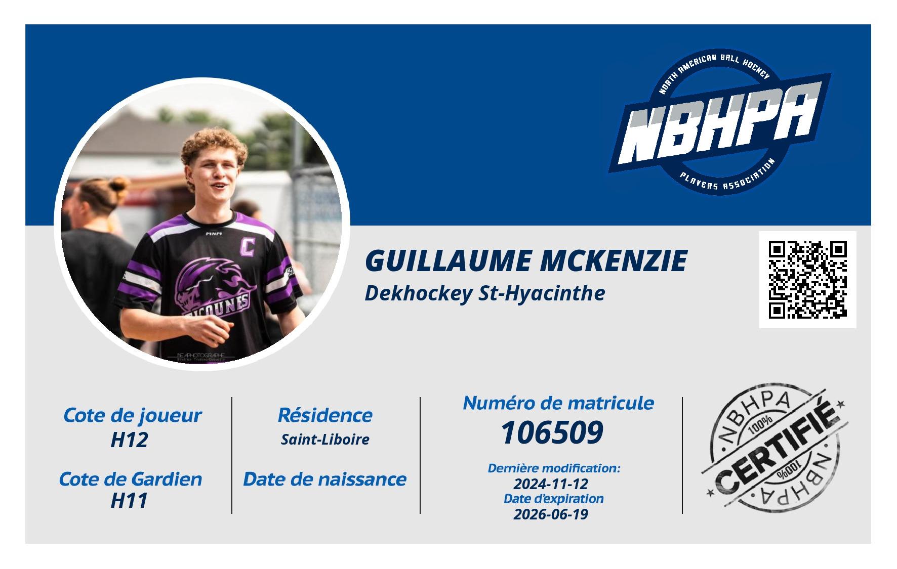 Guillaume McKenzie