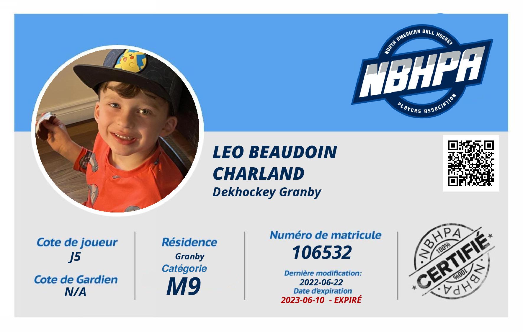 Leo Beaudoin Charland