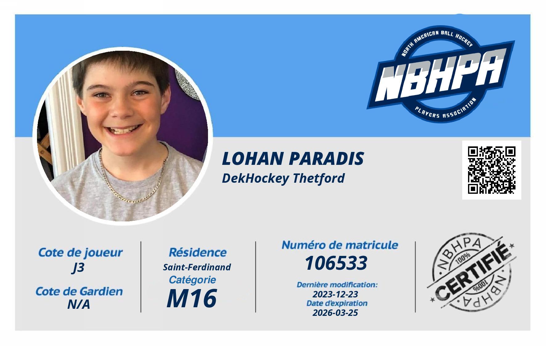 Lohan Paradis