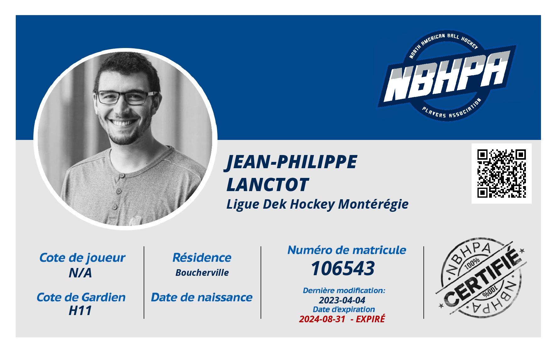 Jean-Philippe Lanctot