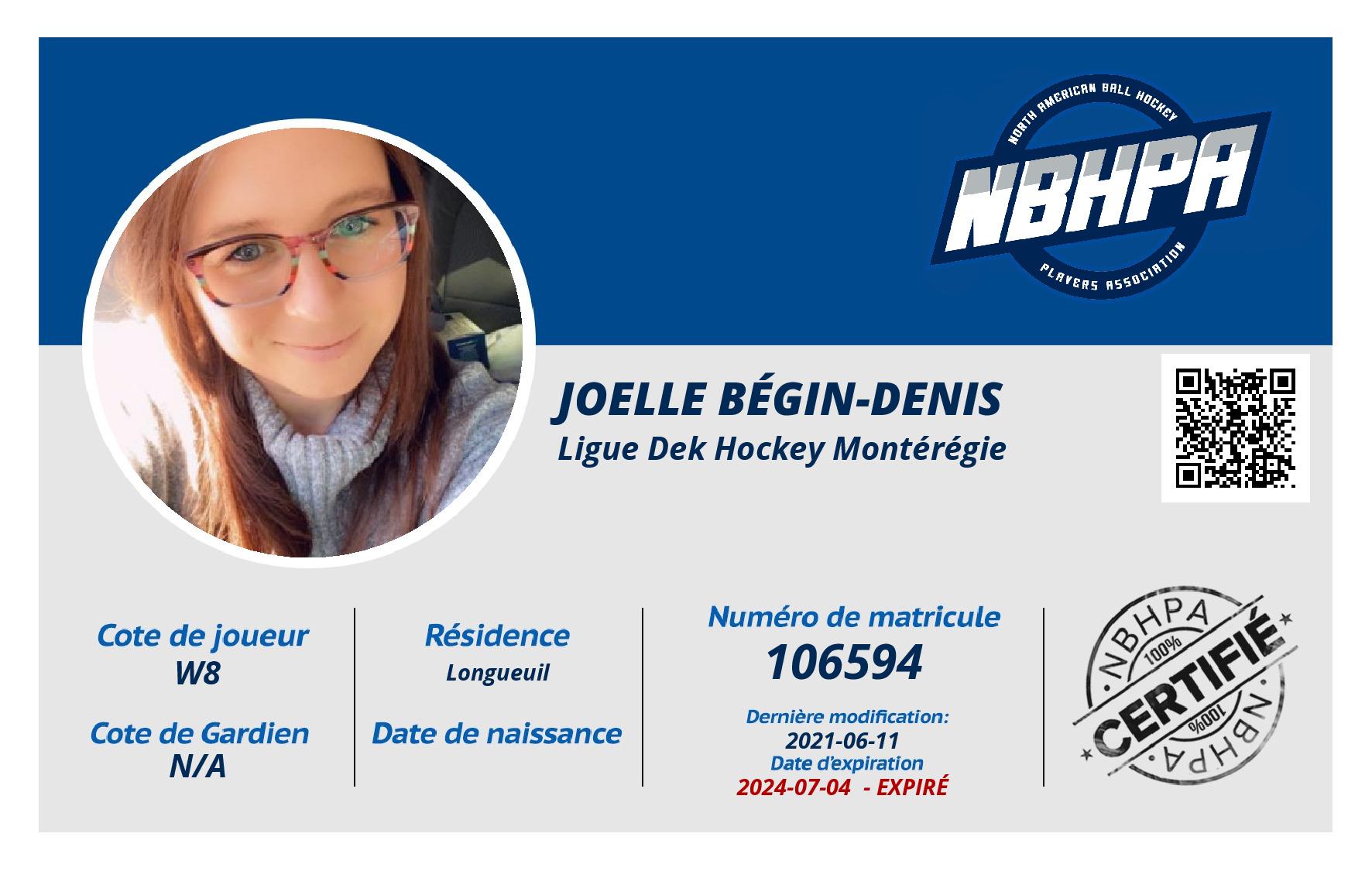 Joelle Bégin-Denis