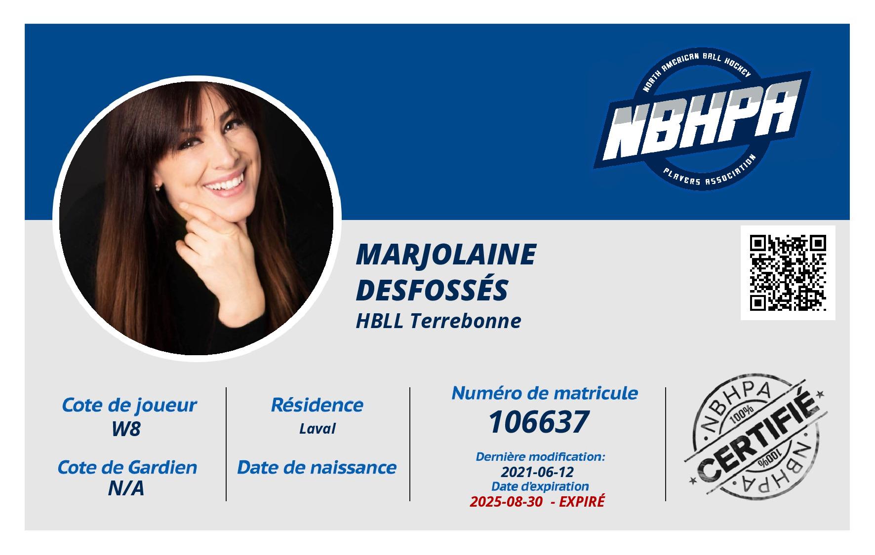 Marjolaine Desfossés 