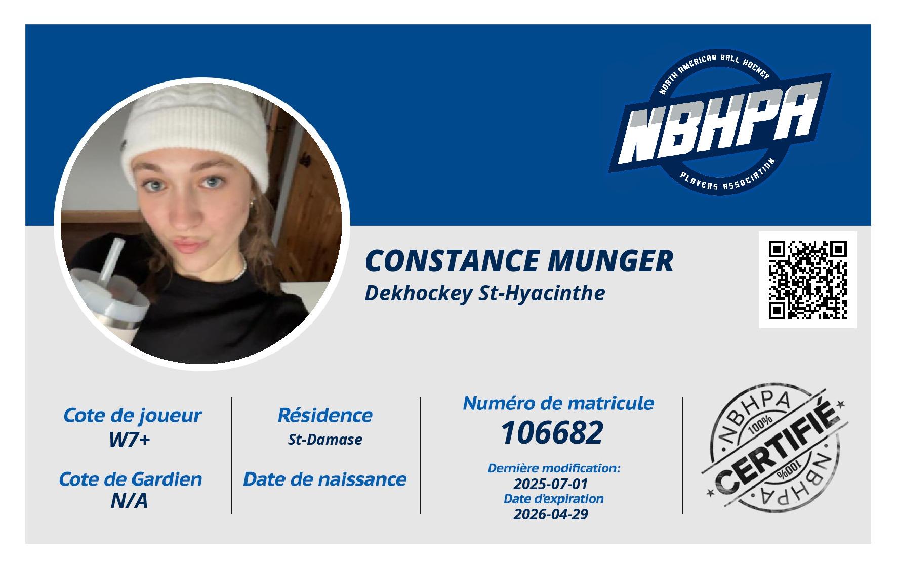 Constance Munger