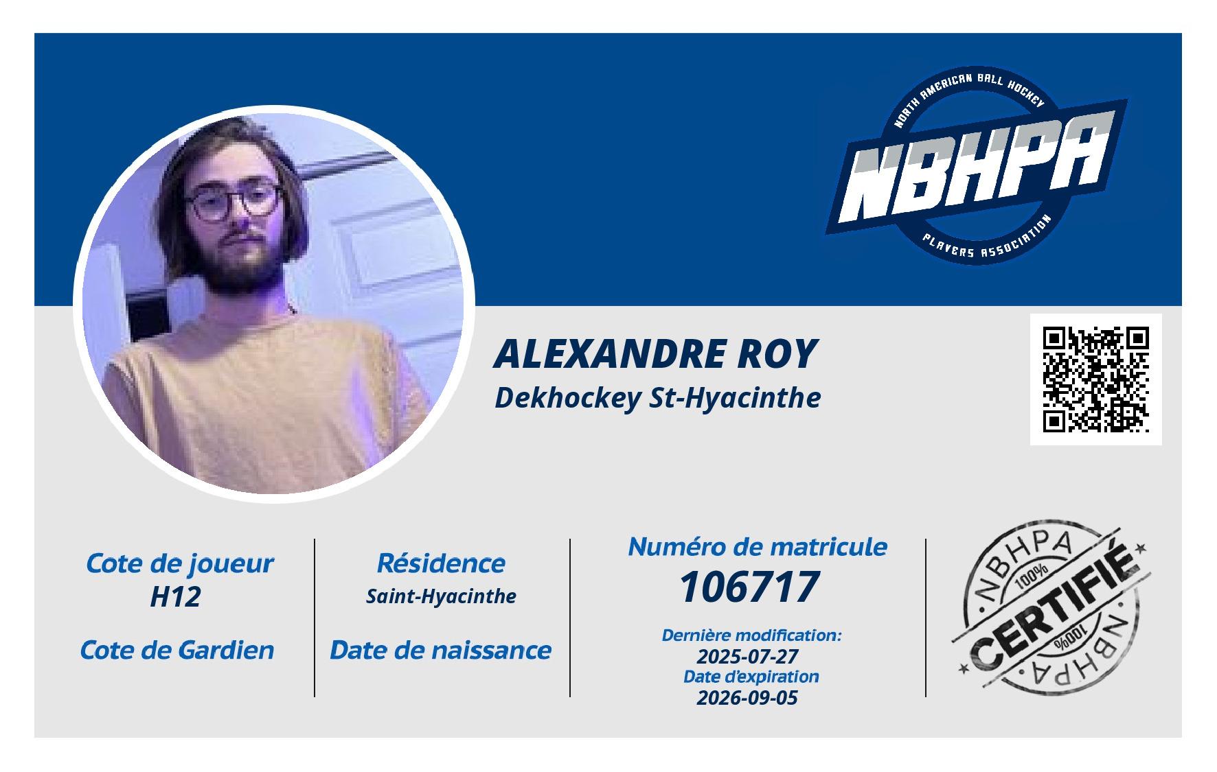 Alexandre Roy