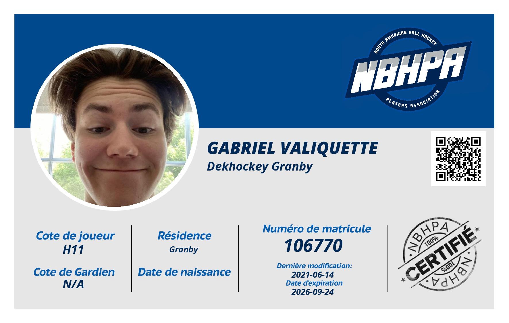 Gabriel Valiquette