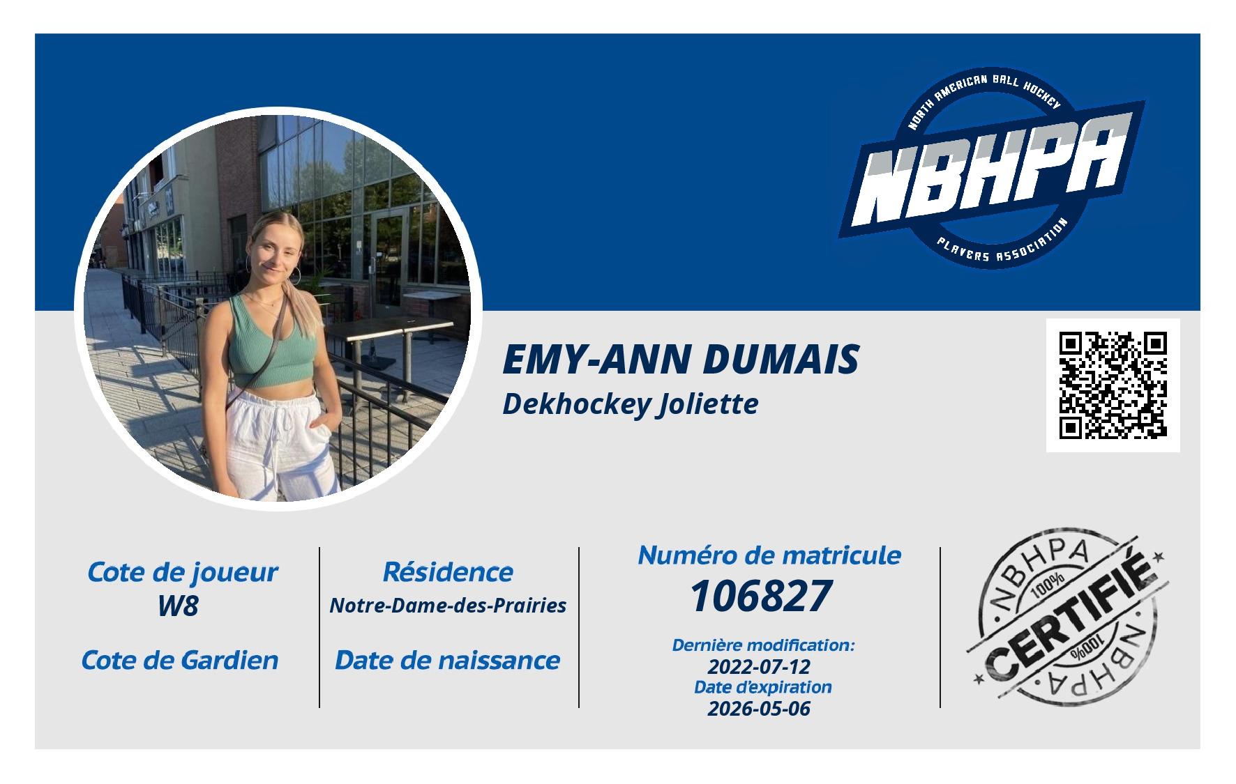 Emy-Ann Dumais