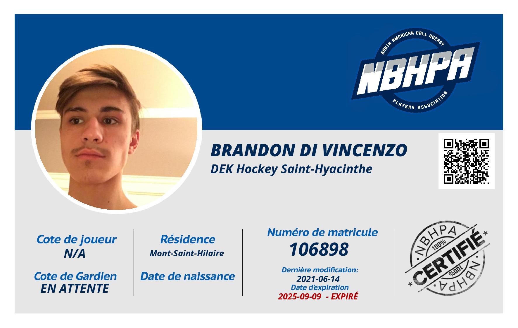 Brandon Di Vincenzo