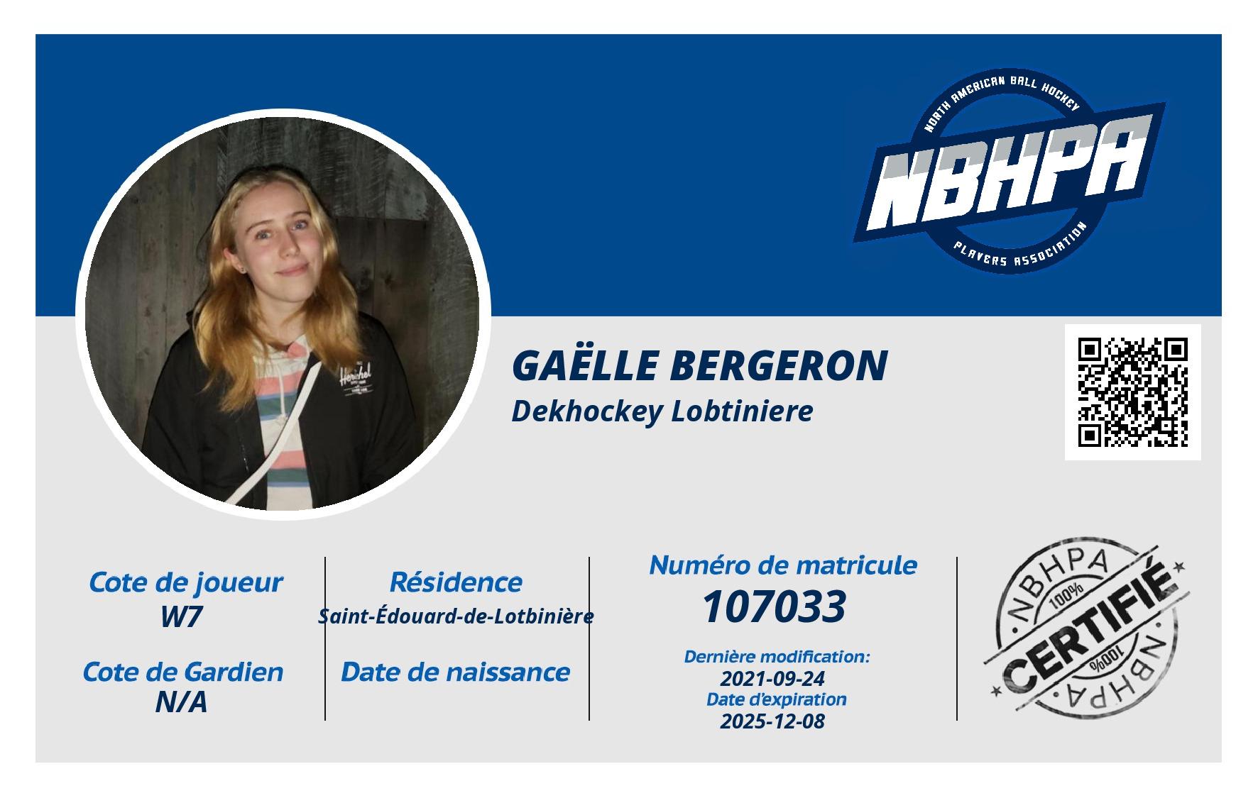 Gaëlle Bergeron