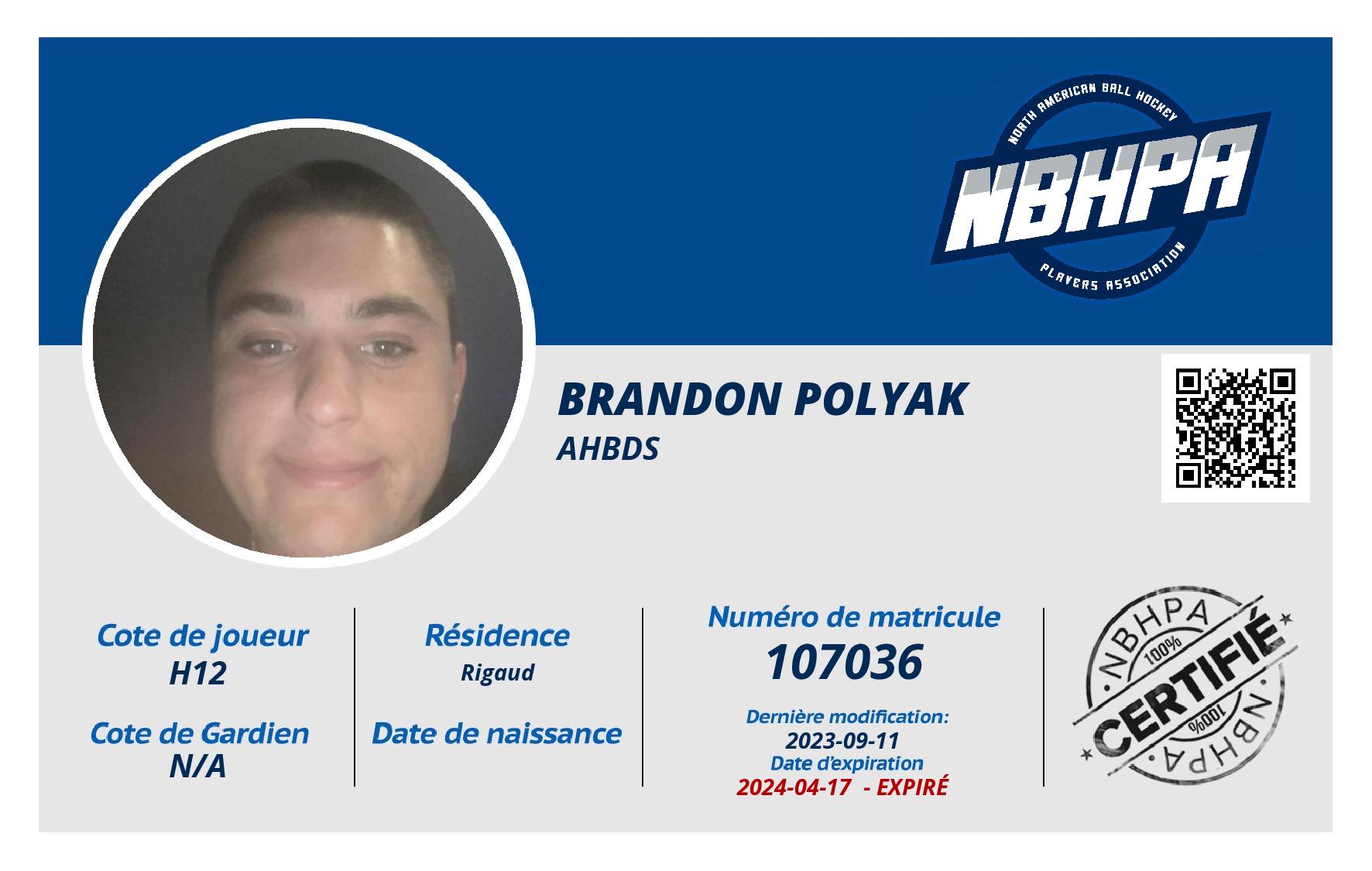 Brandon Polyak