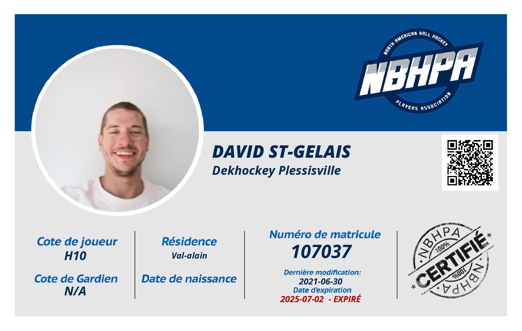David St-gelais