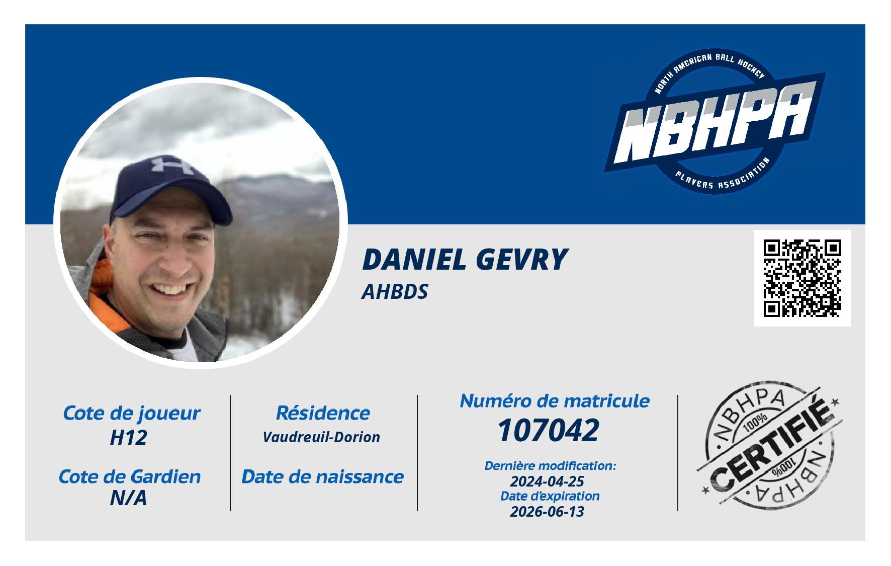 Daniel Gevry