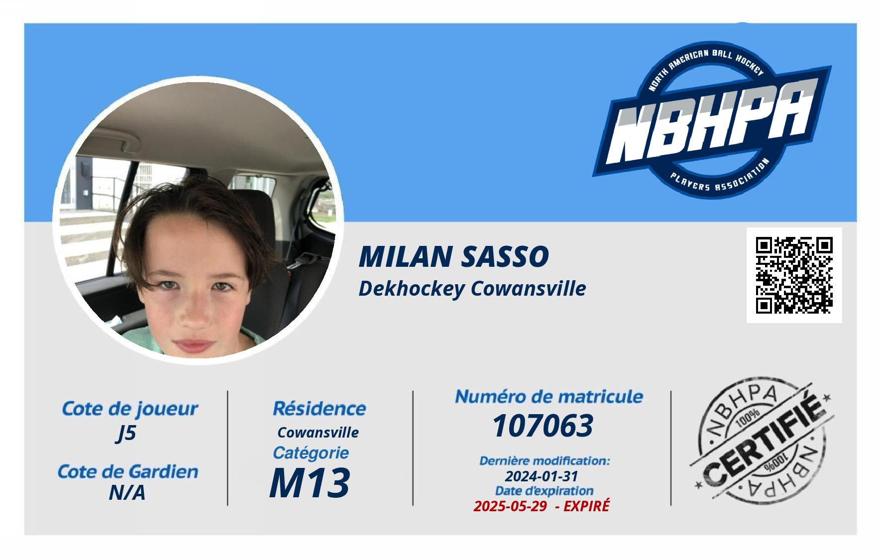Milan Sasso