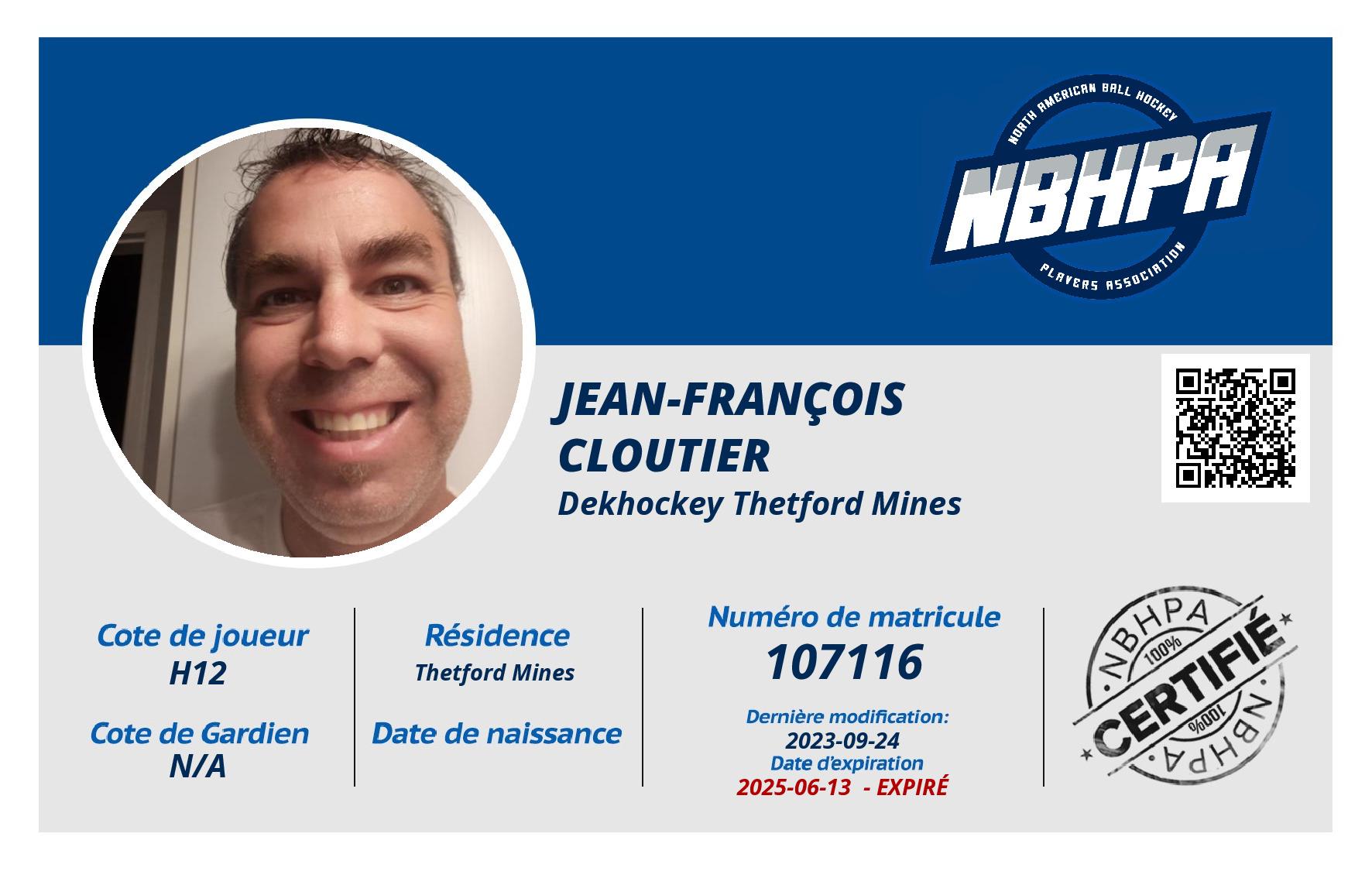 Jean-François  Cloutier 