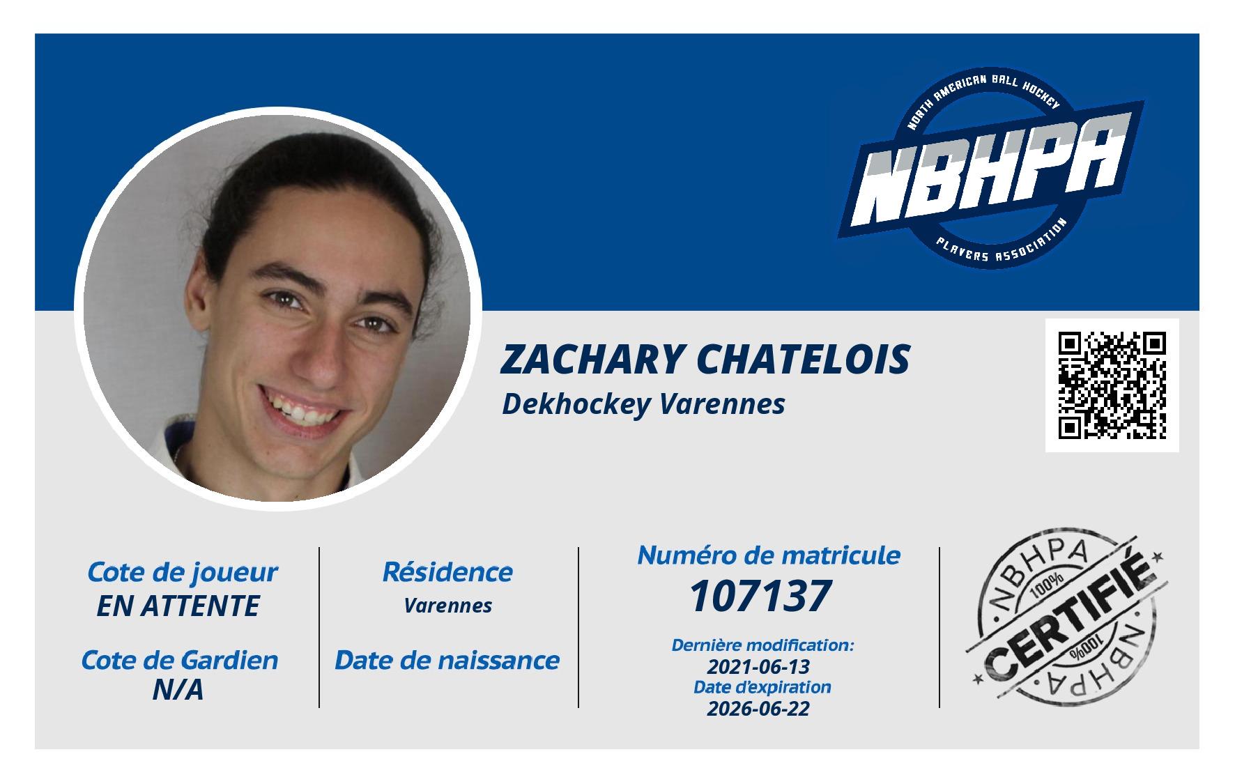 Zachary Chatelois