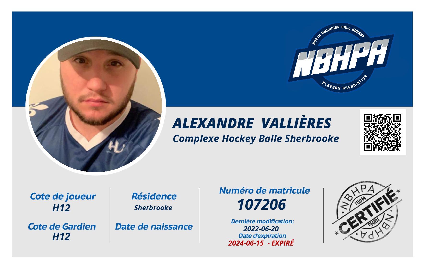Alexandre  Vallières