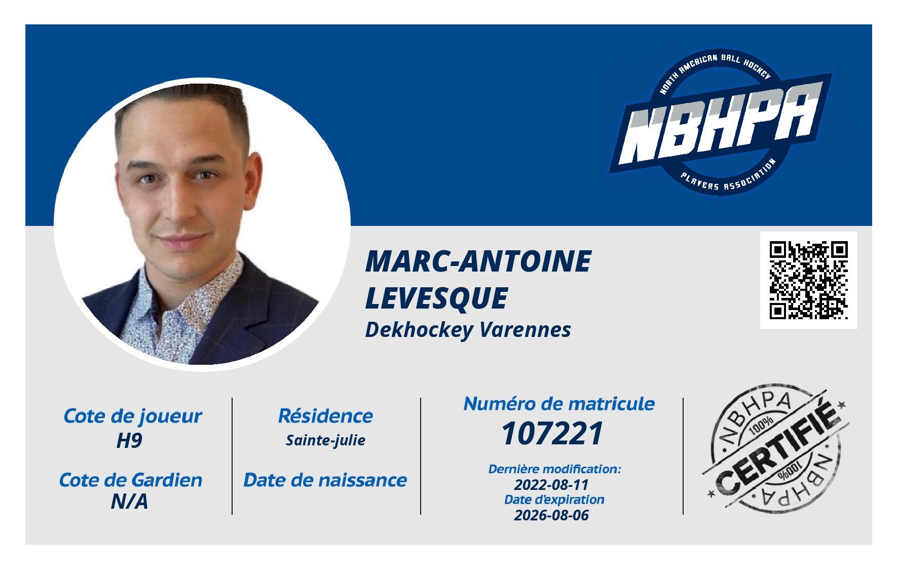 Marc-antoine Levesque