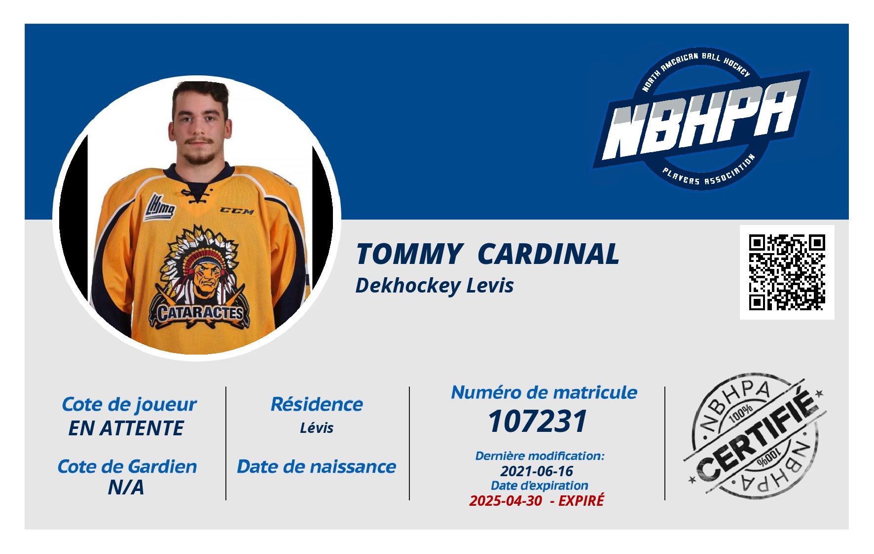 Tommy  Cardinal