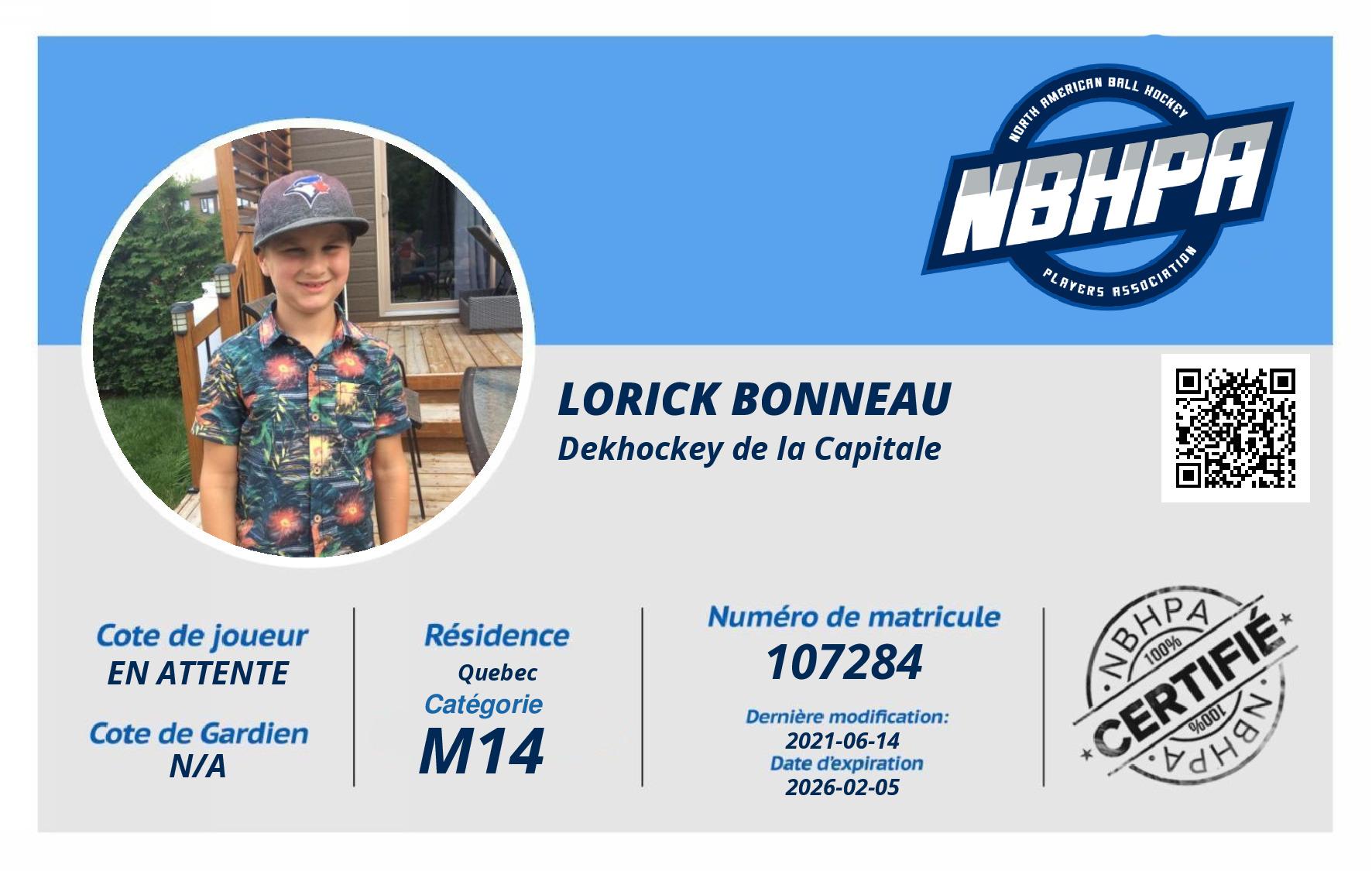 Lorick Bonneau 