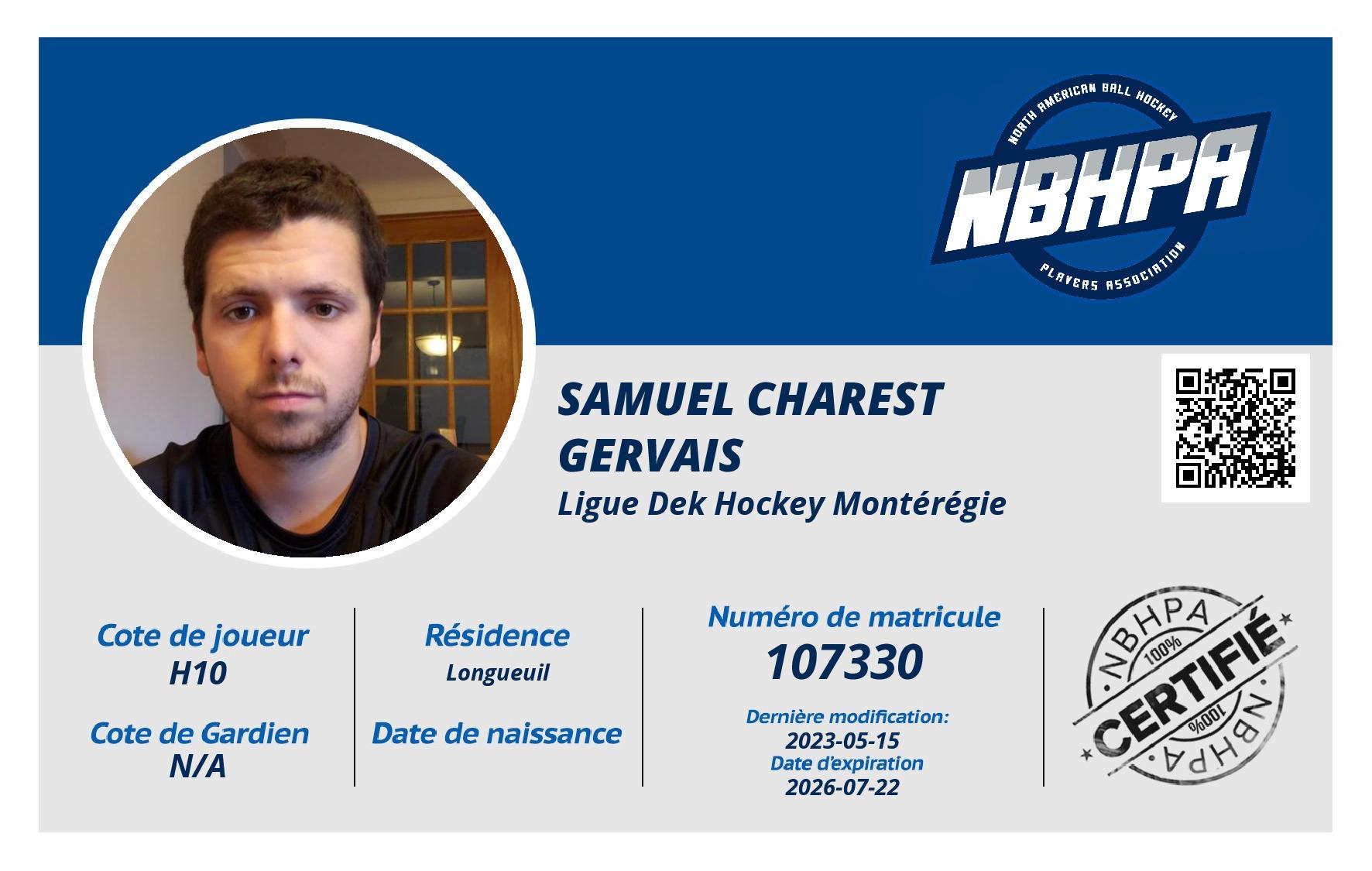 Samuel Charest Gervais