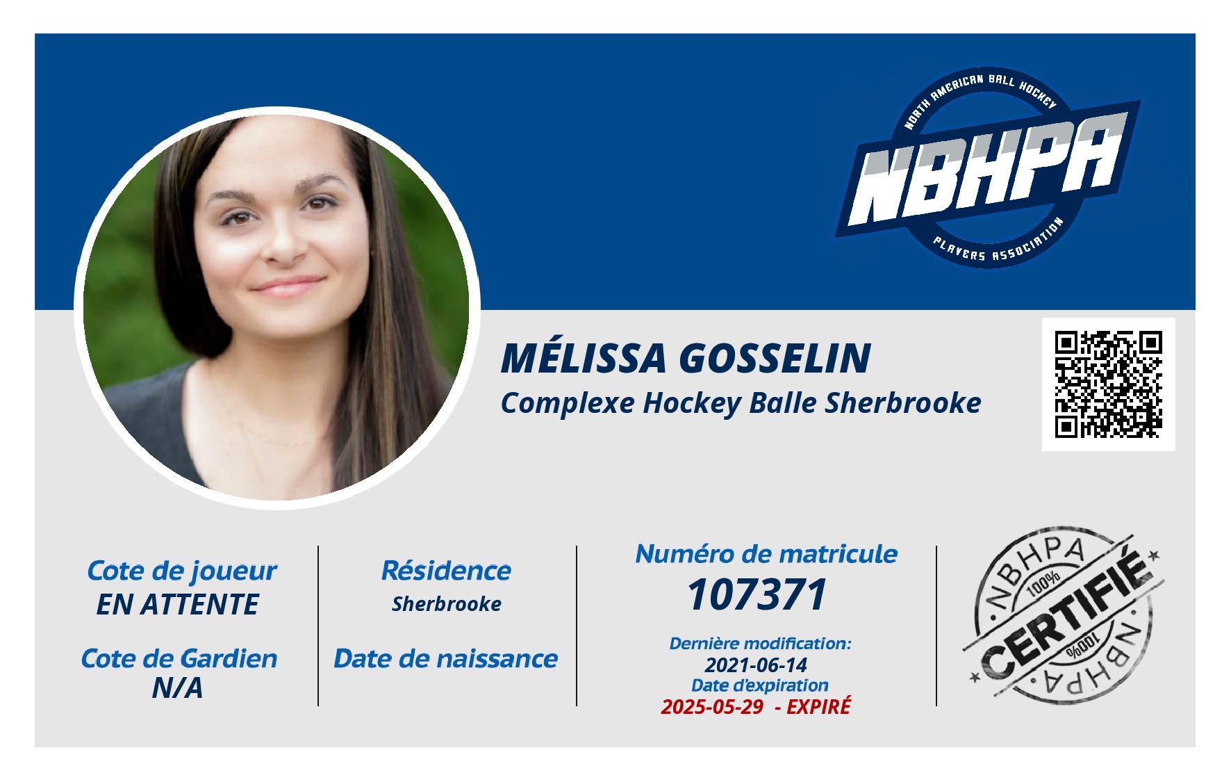 Mélissa Gosselin