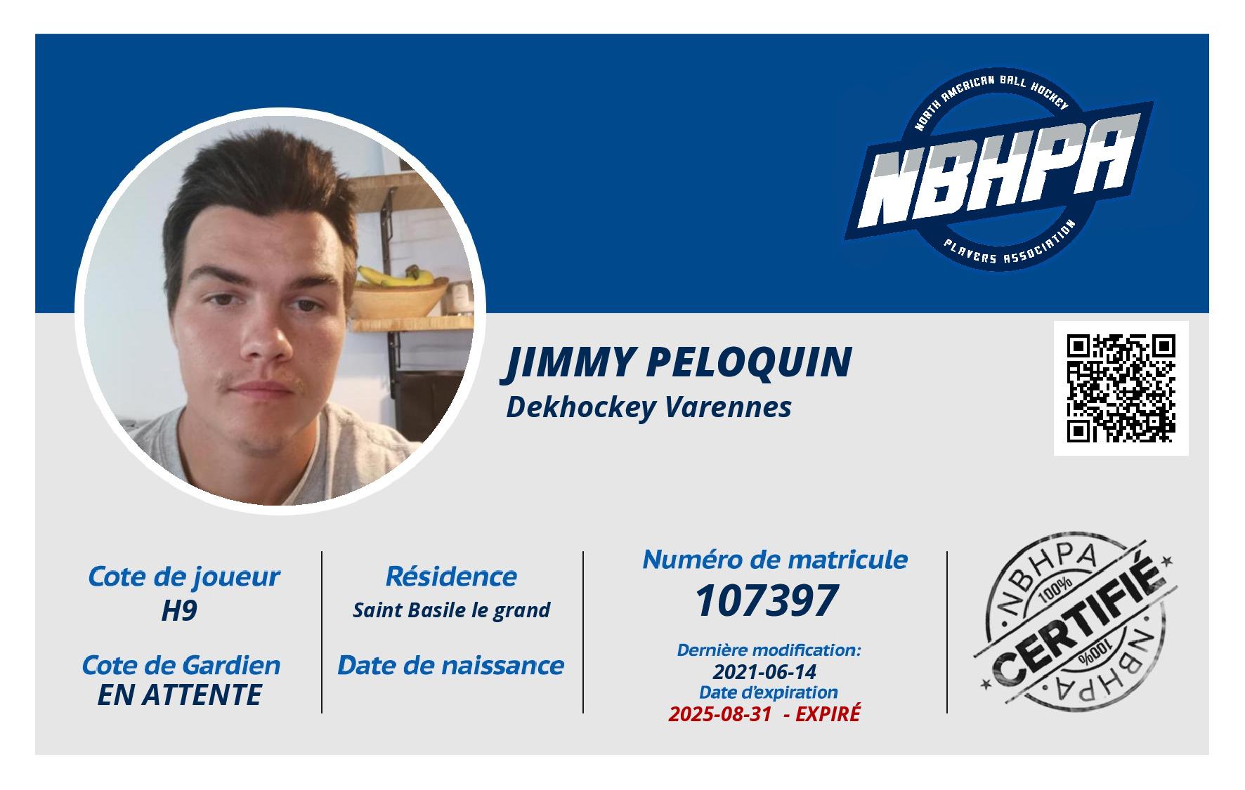Jimmy peloquin
