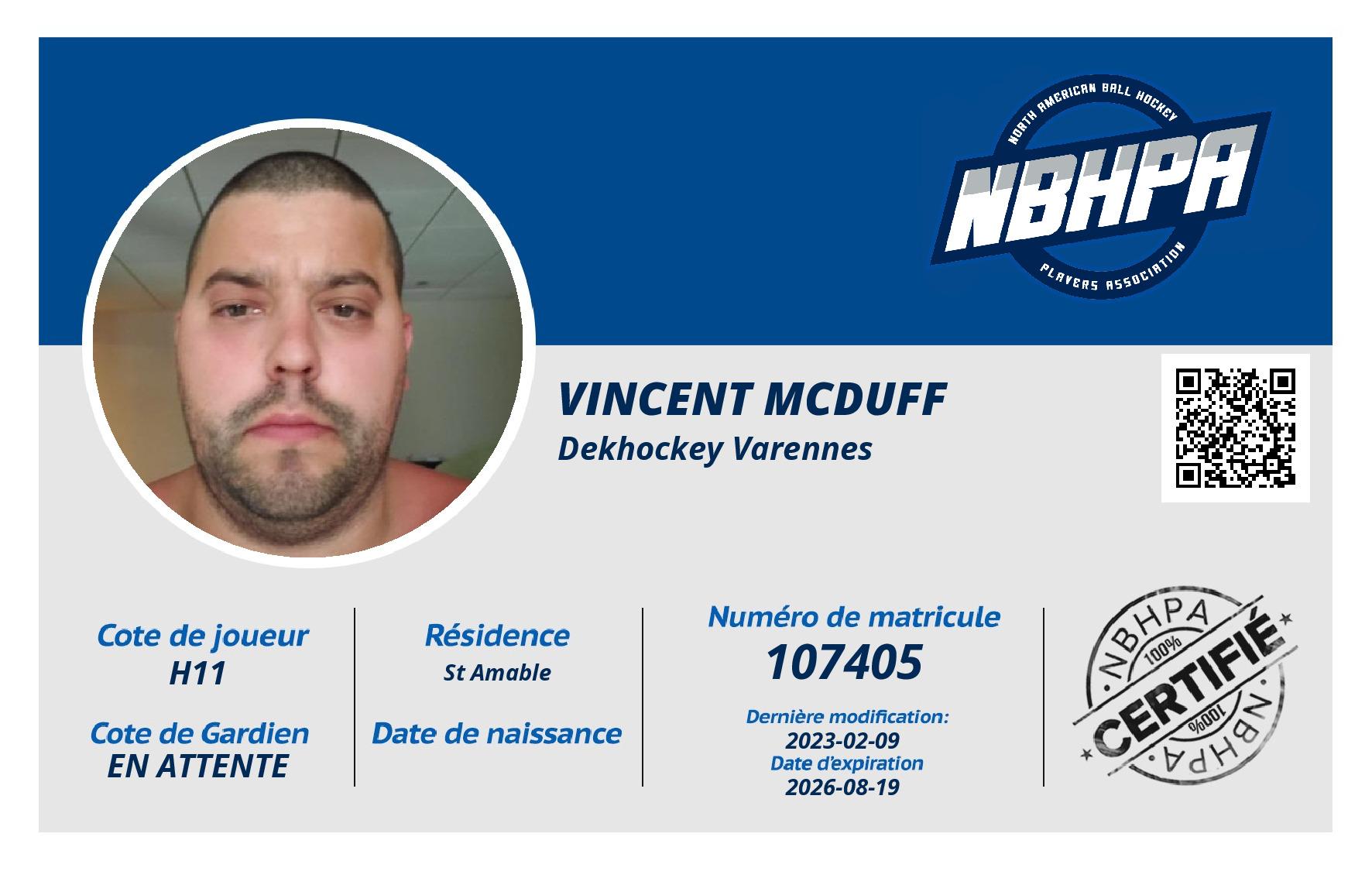 vincent mcduff