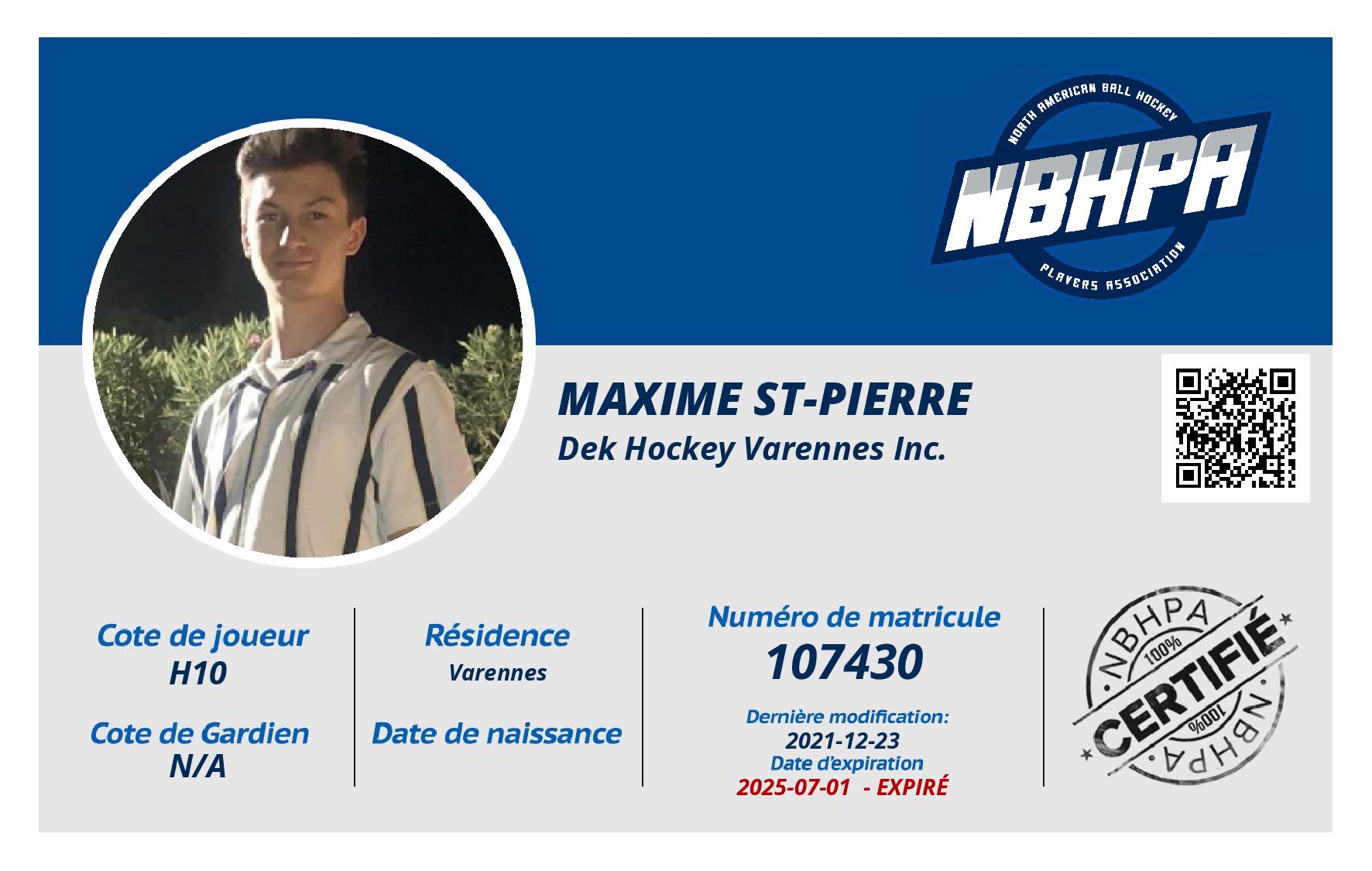 Maxime St-Pierre