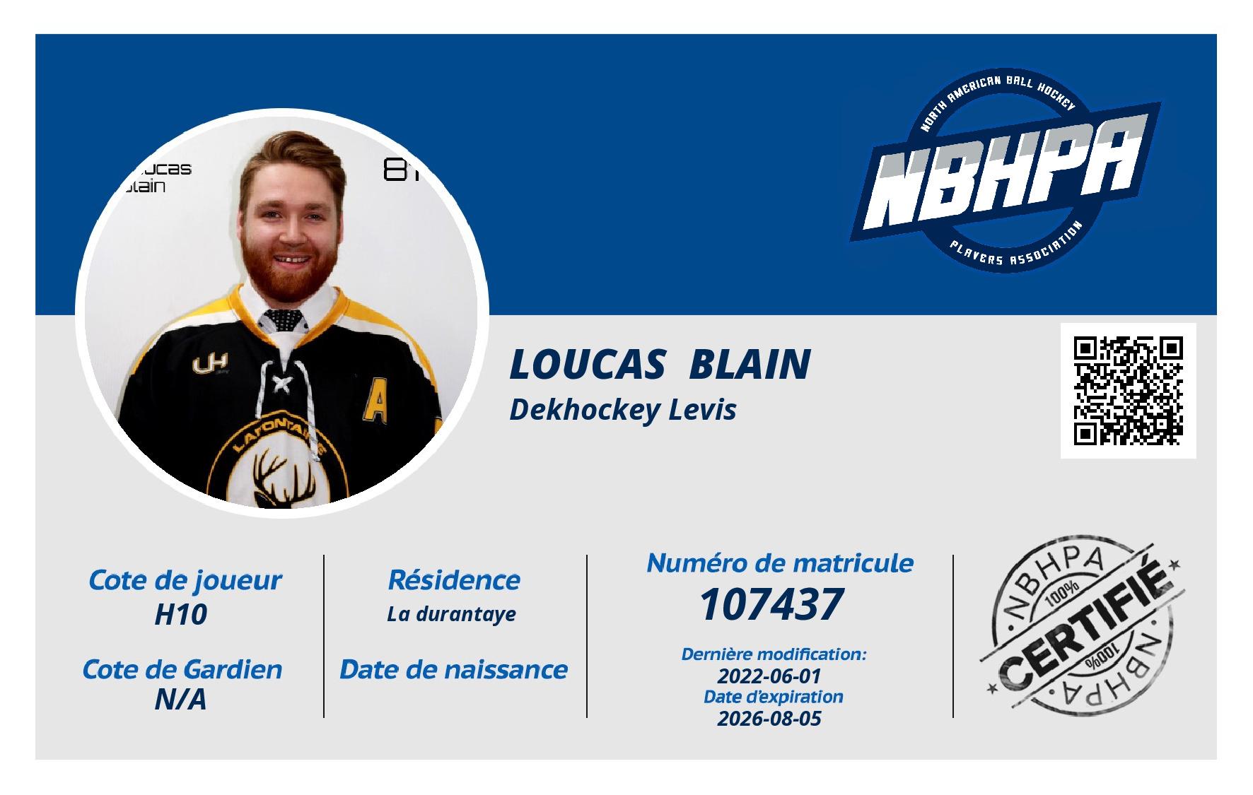 Loucas  Blain 