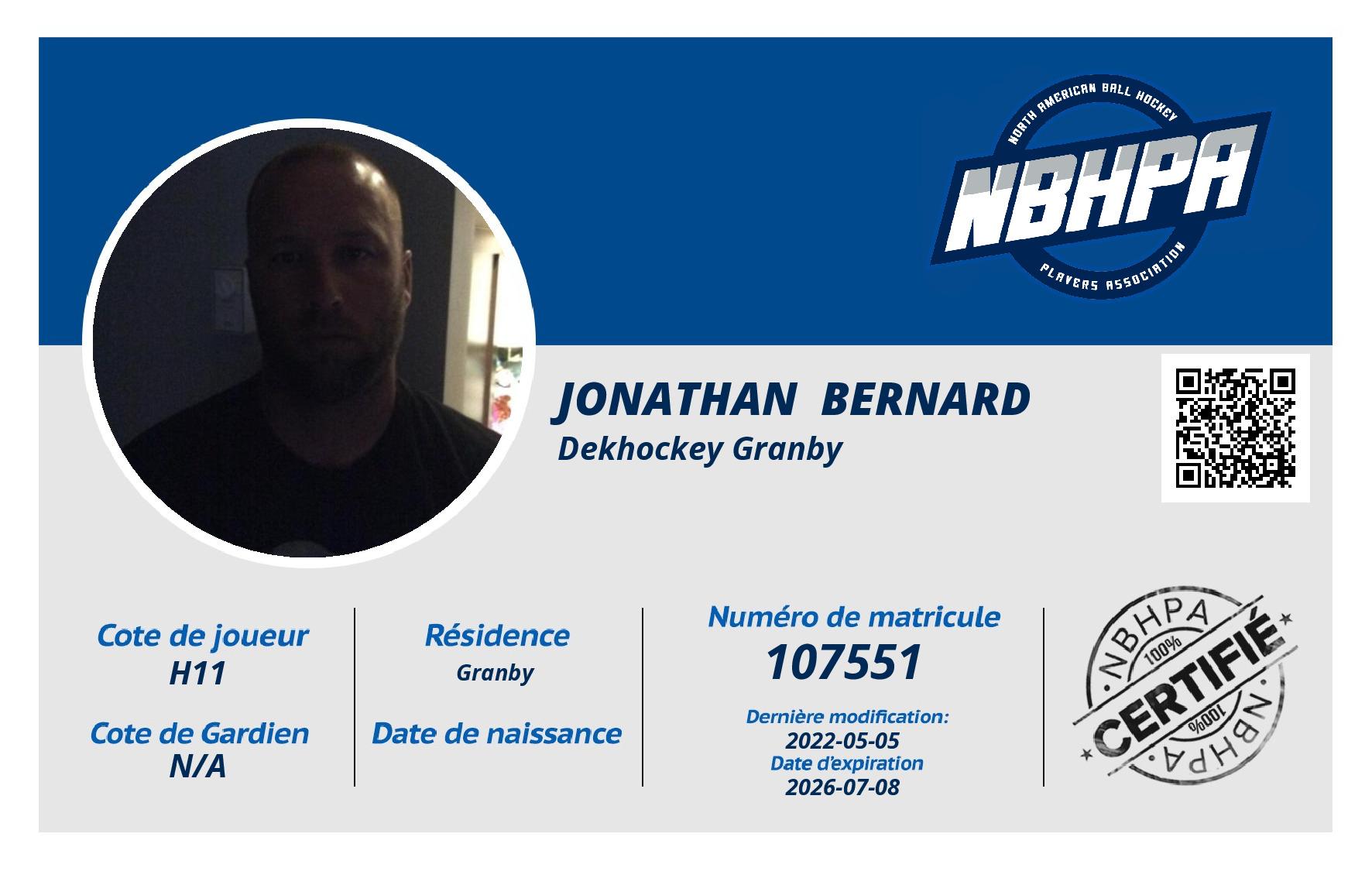 Jonathan  Bernard