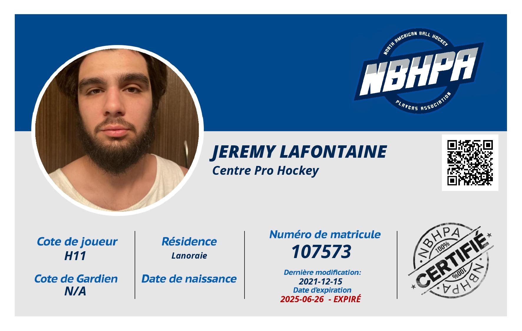 Jeremy Lafontaine
