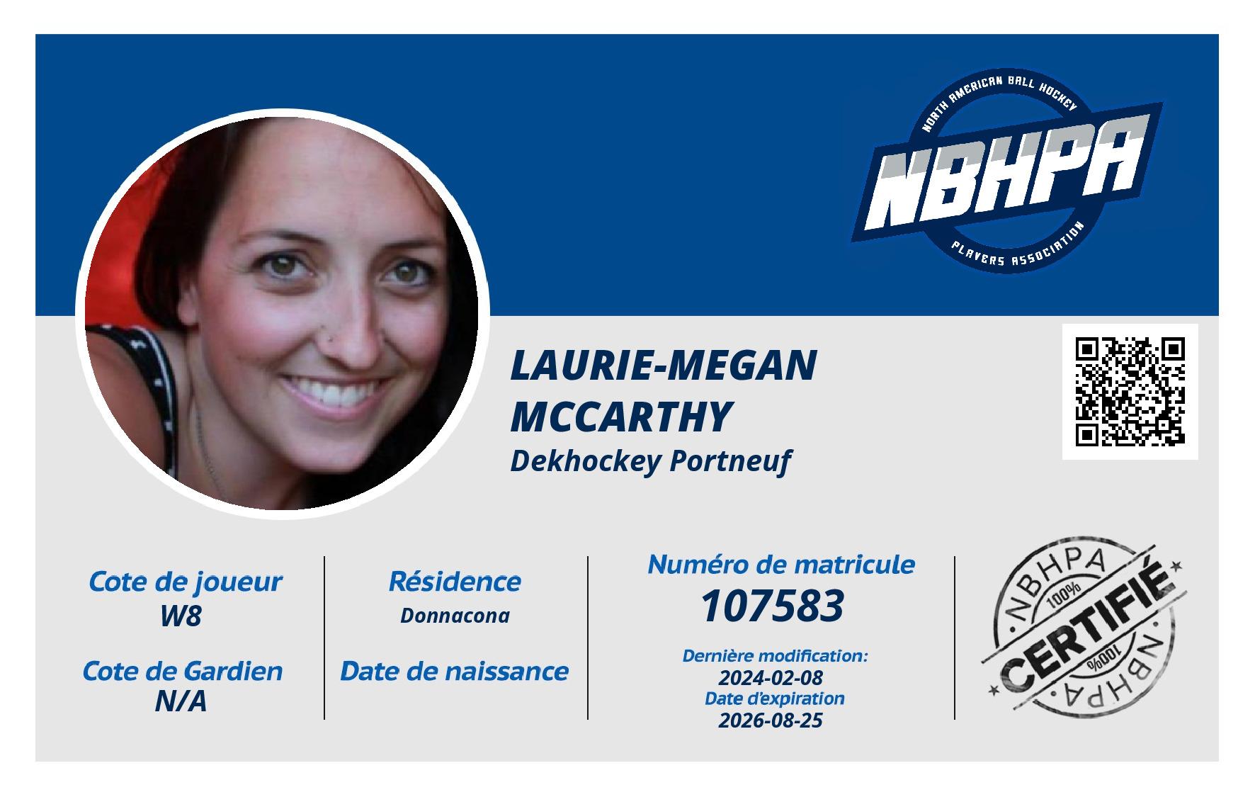 Laurie-Megan McCarthy
