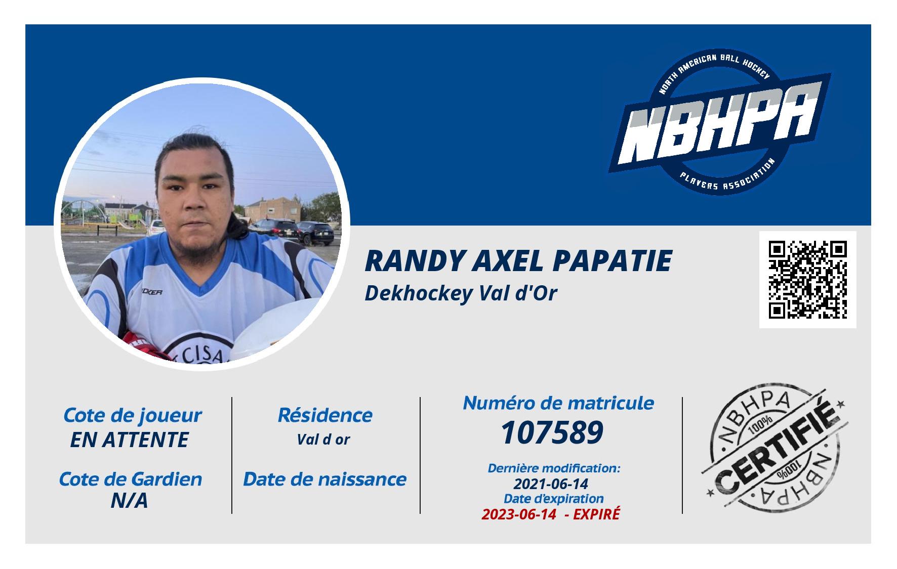 Randy Axel Papatie